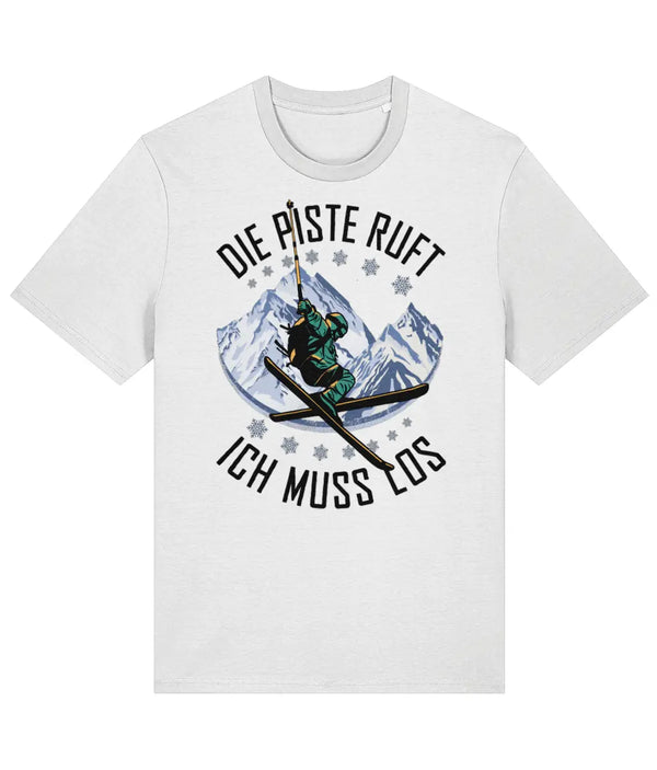 AlpenSucht® Organic Unisex T-Shirt "Die Piste ruft"