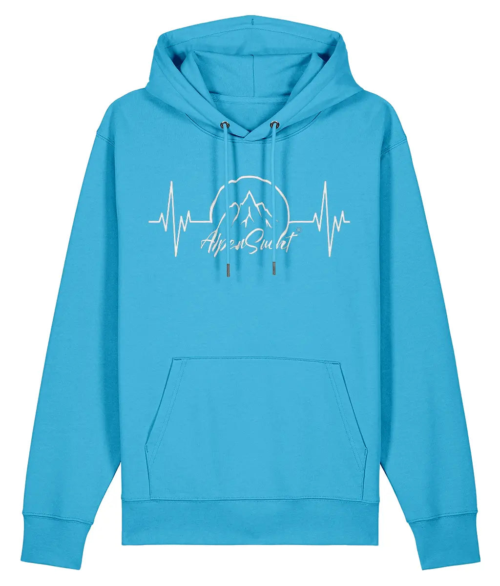 AlpenSucht® Unisex Hoodie "Herzschlag"