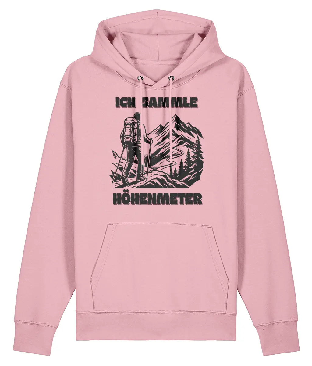 AlpenSucht® Unisex Hoodie "Ich sammle Höhenmeter"