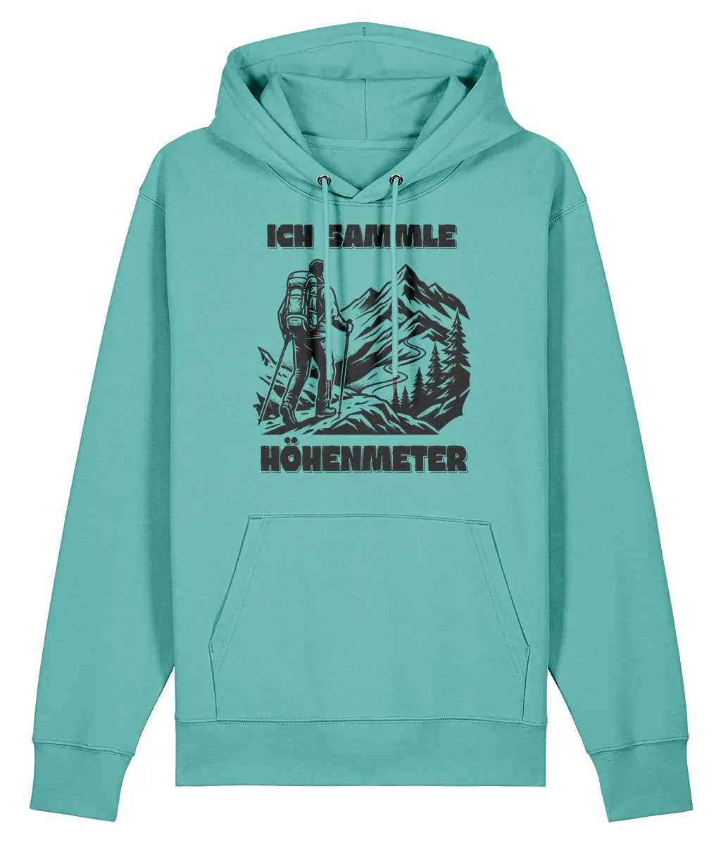 AlpenSucht® Unisex Hoodie "Ich sammle Höhenmeter"