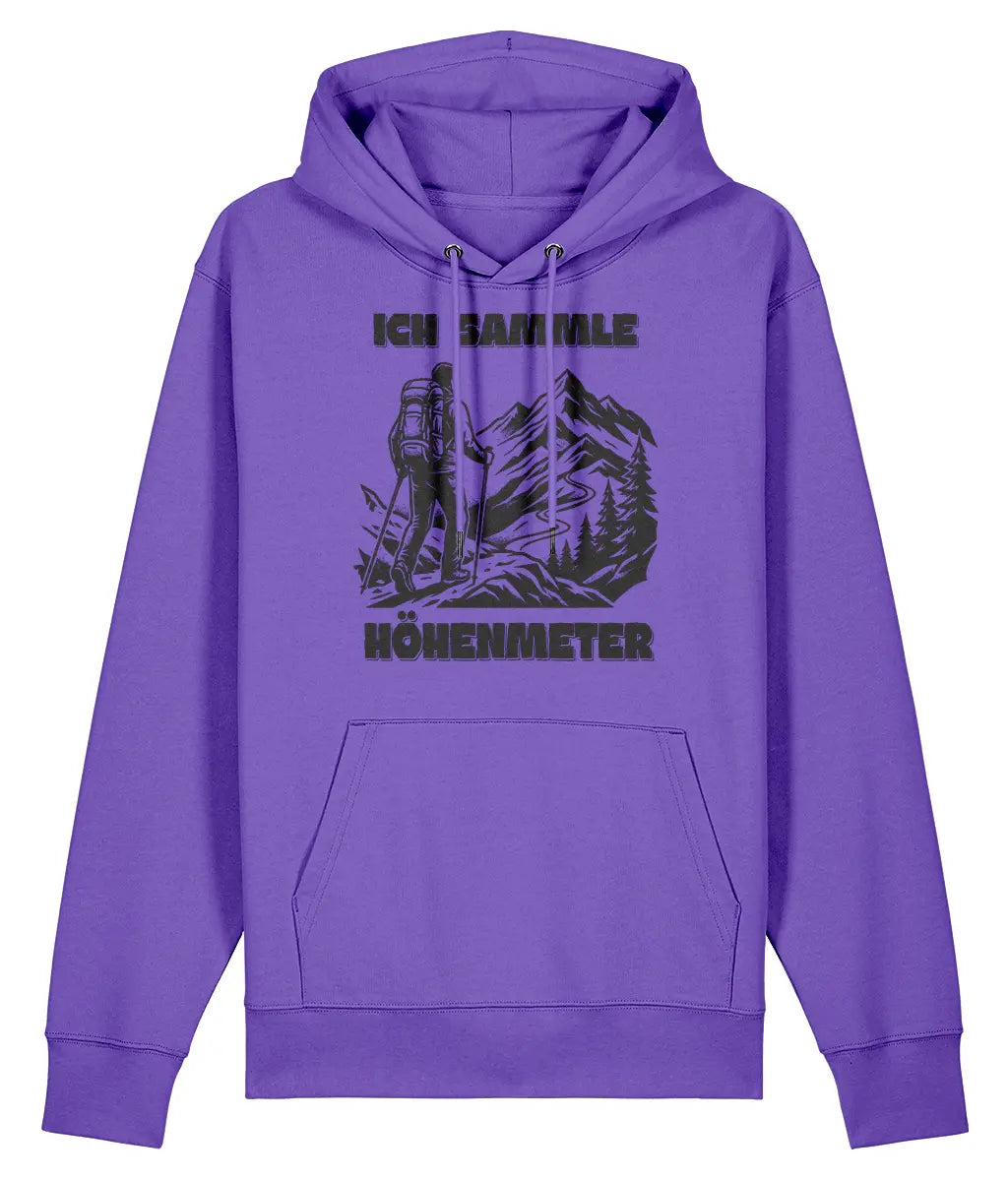 AlpenSucht® Unisex Hoodie "Ich sammle Höhenmeter"