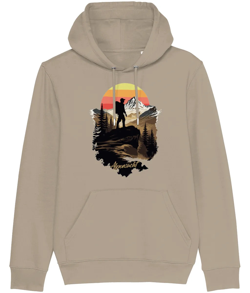 AlpenSucht® Unisex Hoodie "Wanderer"