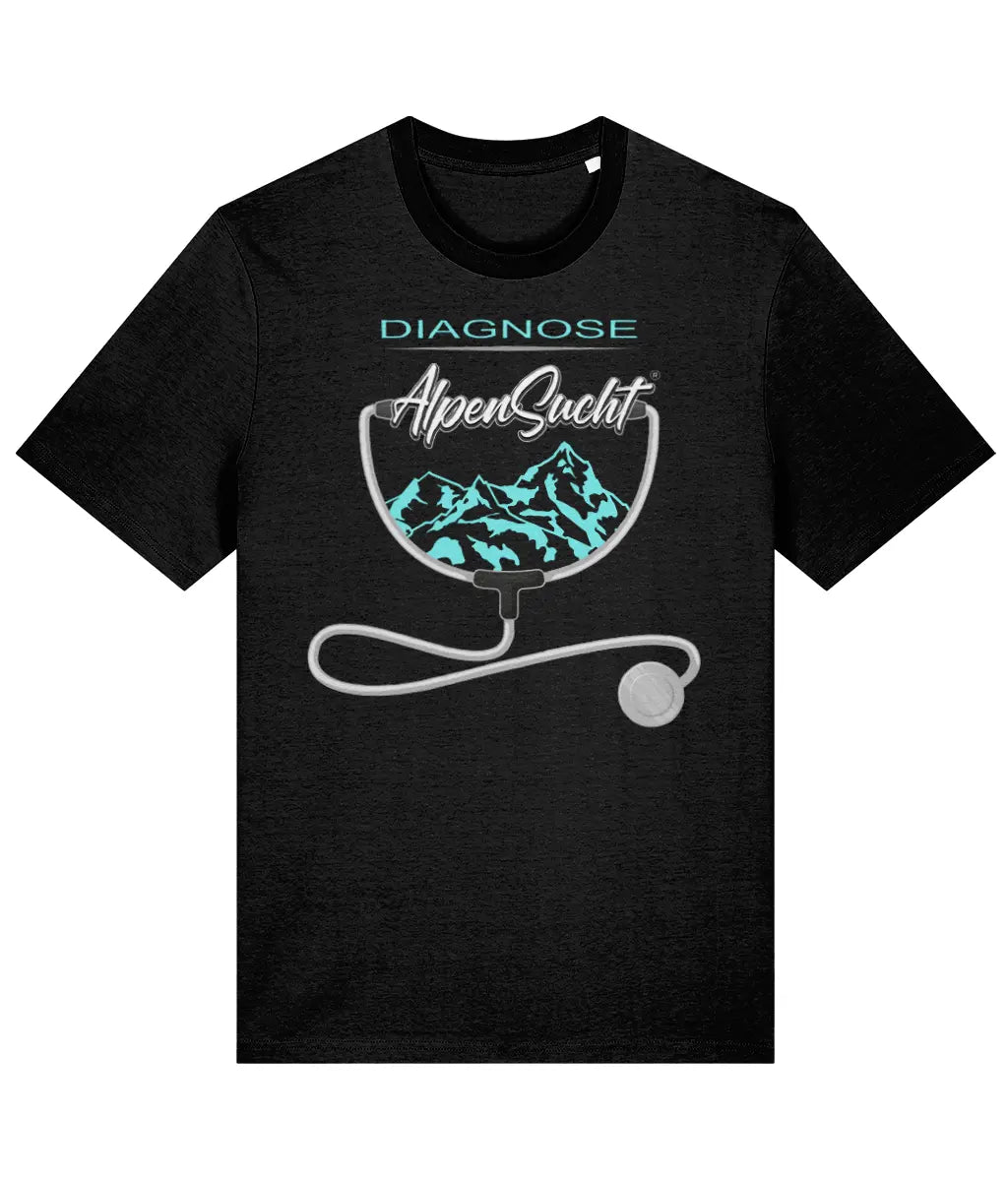 AlpenSucht® Organic Unisex T-Shirt "Diagnose"