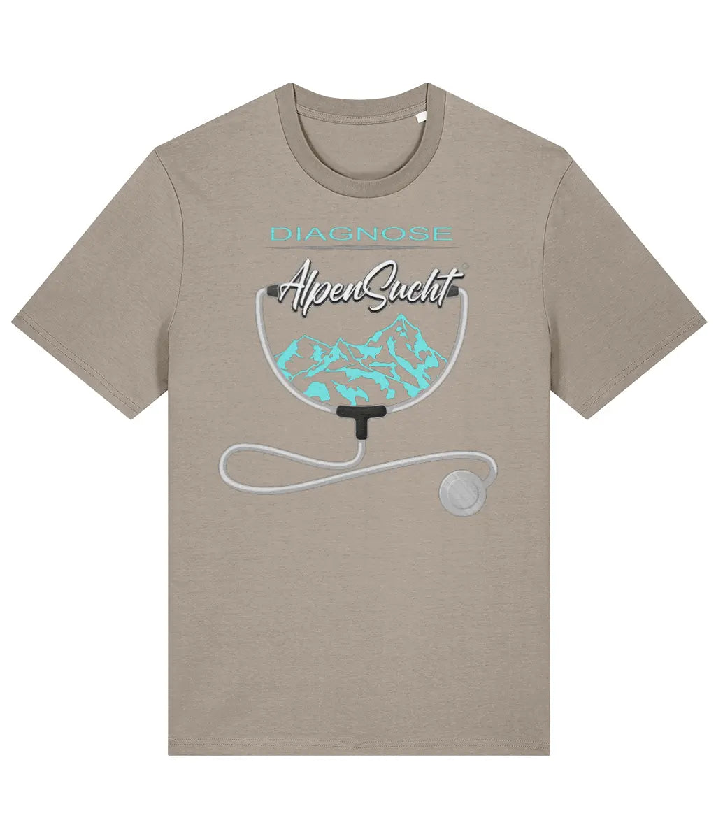 AlpenSucht® Organic Unisex T-Shirt "Diagnose"