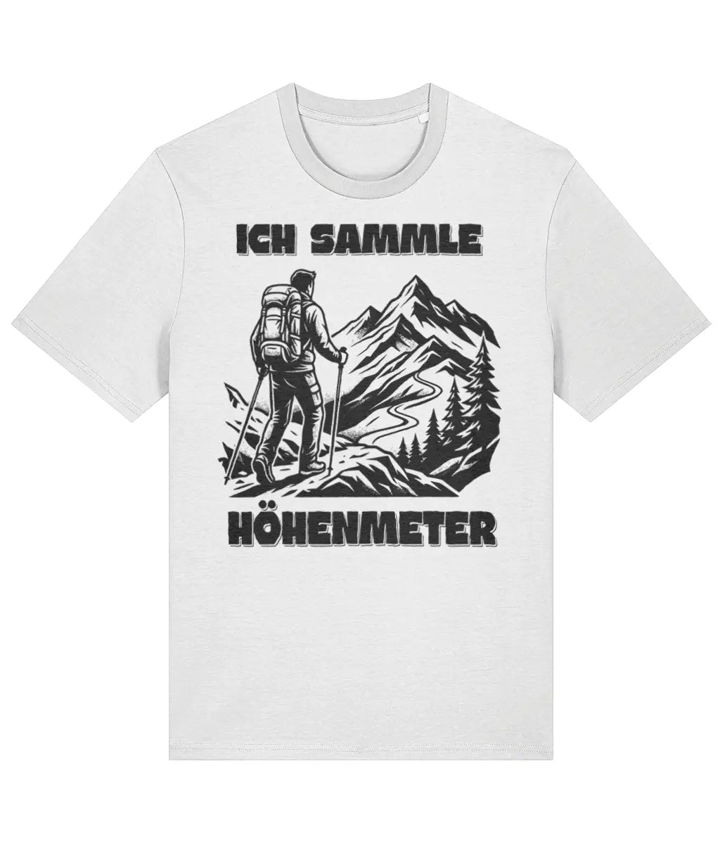 AlpenSucht® Organic Unisex T-Shirt "Ich sammle Höhenmeter"