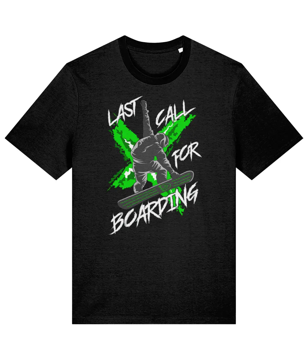 AlpenSucht® Organic Unisex T-Shirt "Snowboarder"