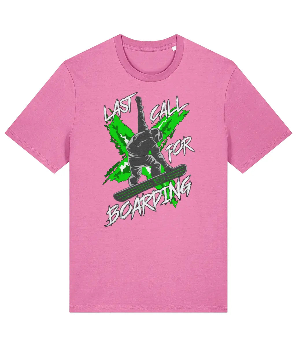 AlpenSucht® Organic Unisex T-Shirt "Snowboarder"