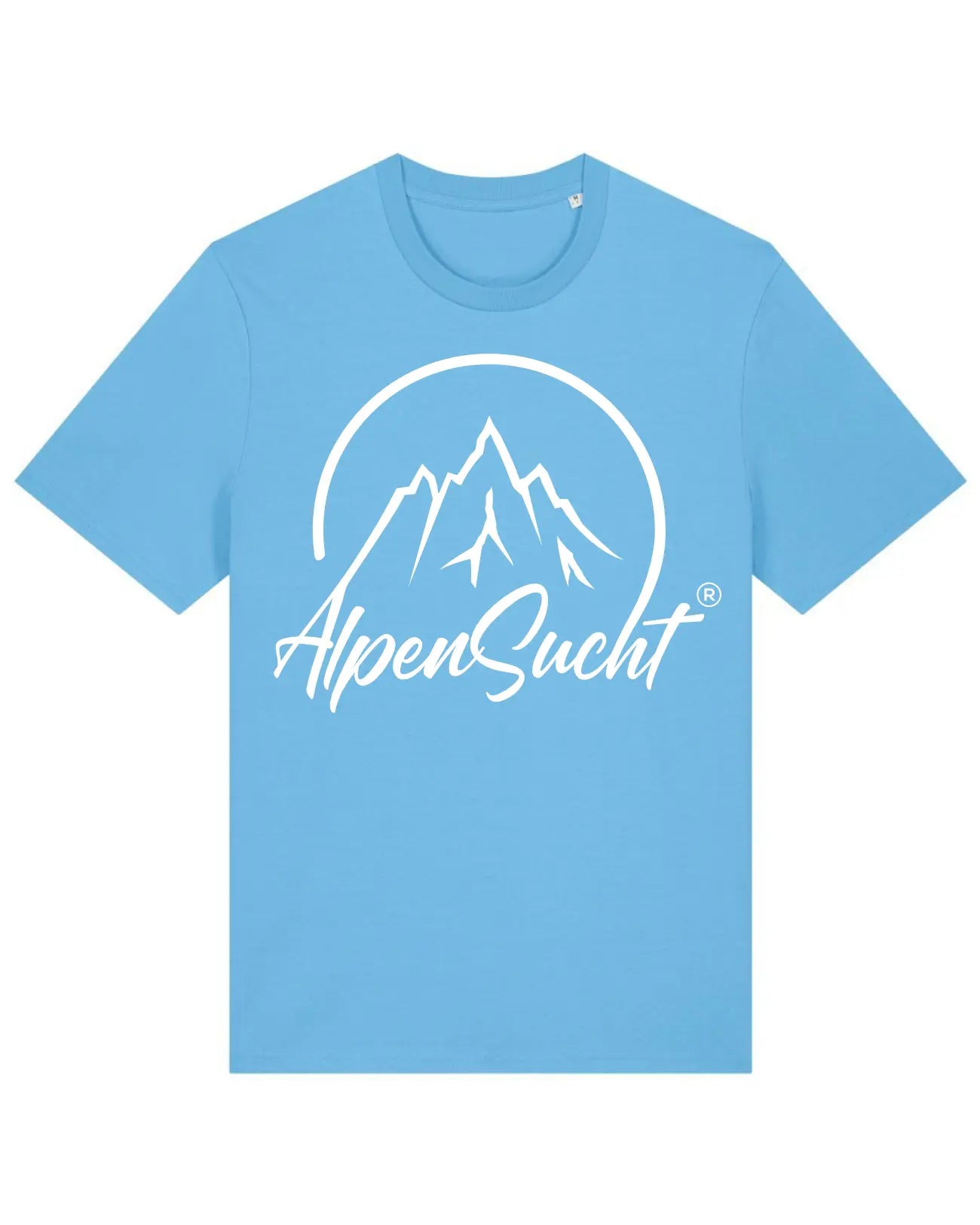 AlpenSucht® Organic Unisex T-Shirt mit weißem Logo