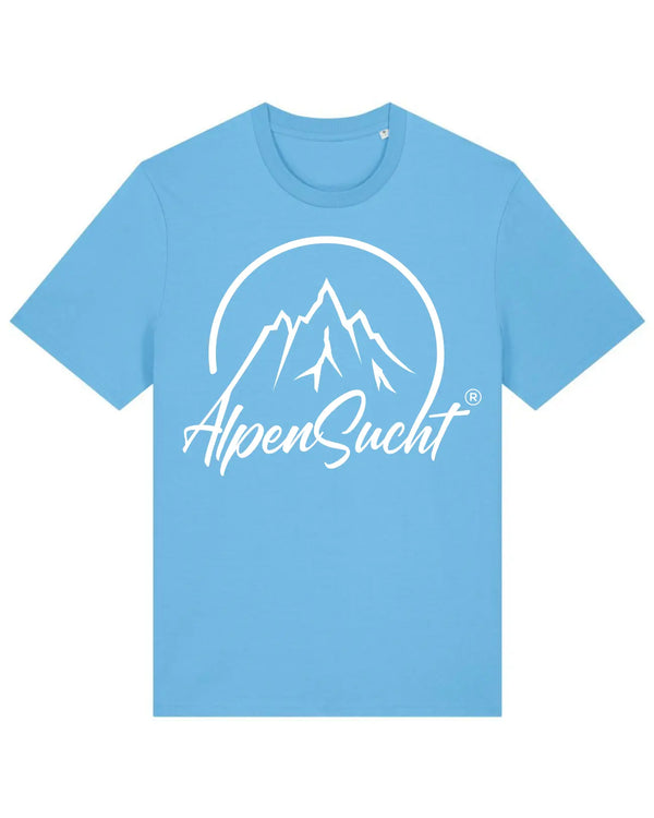 AlpenSucht® Organic Unisex T-Shirt mit weißem Logo