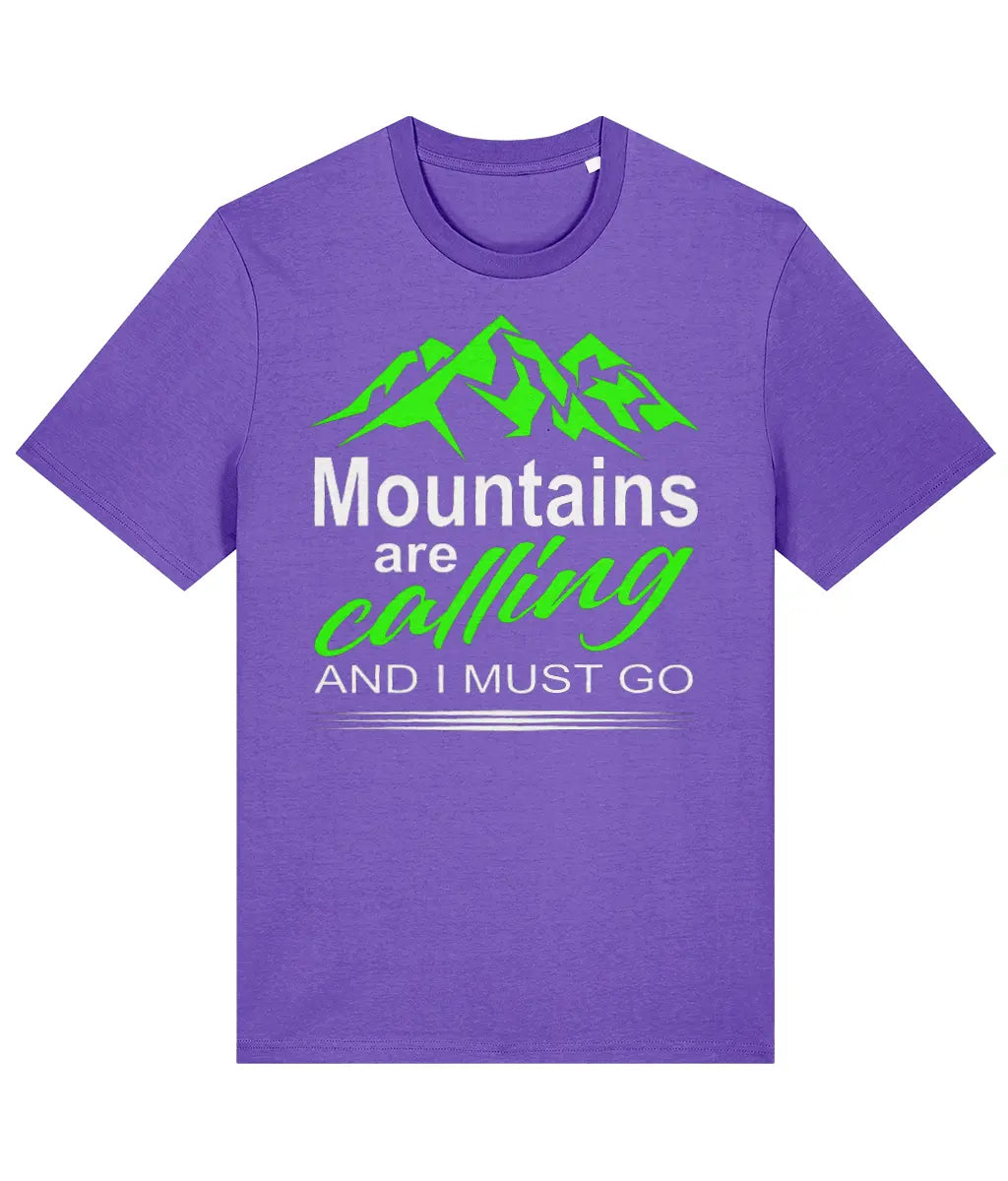 AlpenSucht® Organic Unisex T-Shirt "I Must Go"