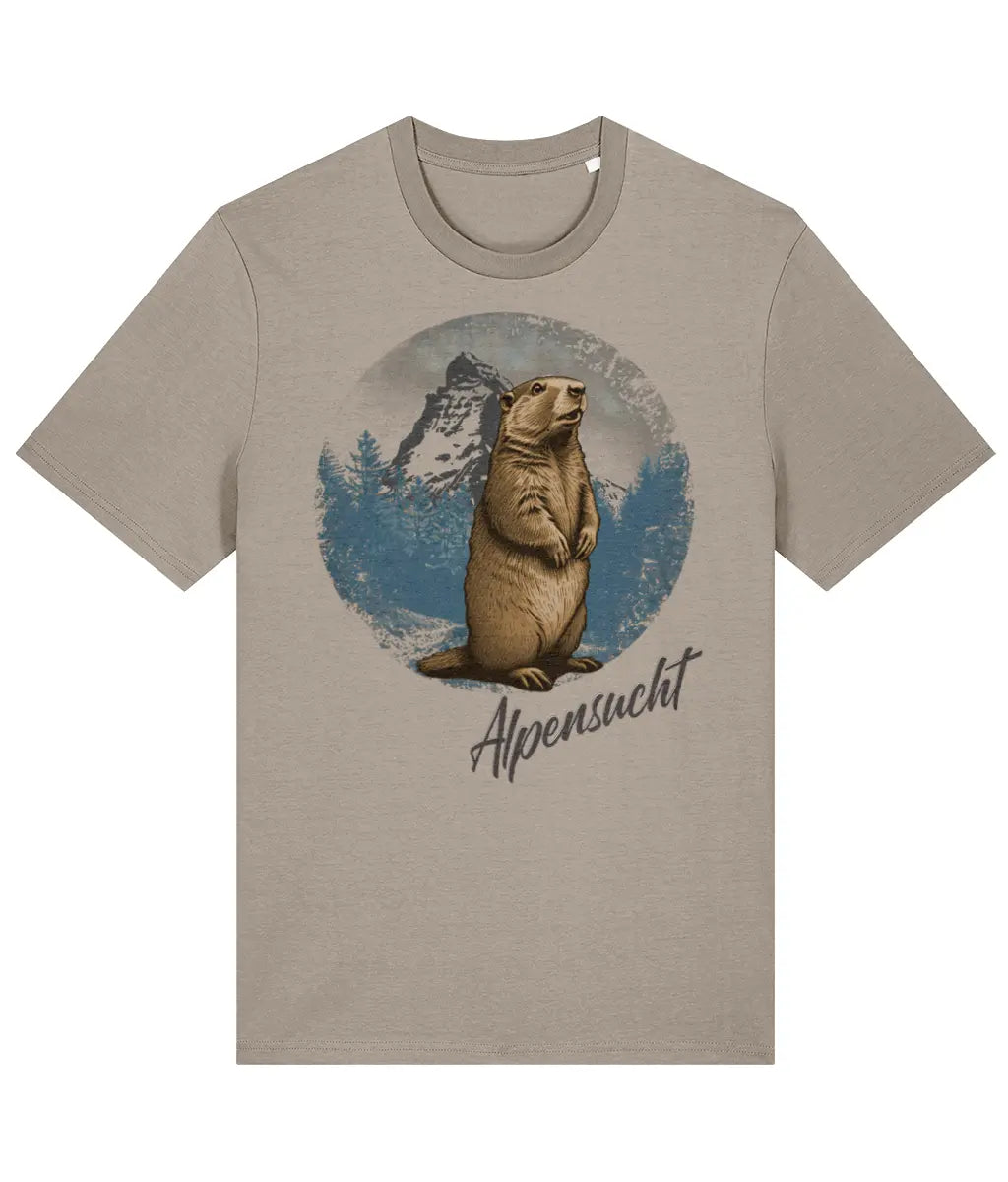 AlpenSucht® Organic Unisex T-Shirt "Murmeltier 2.0"