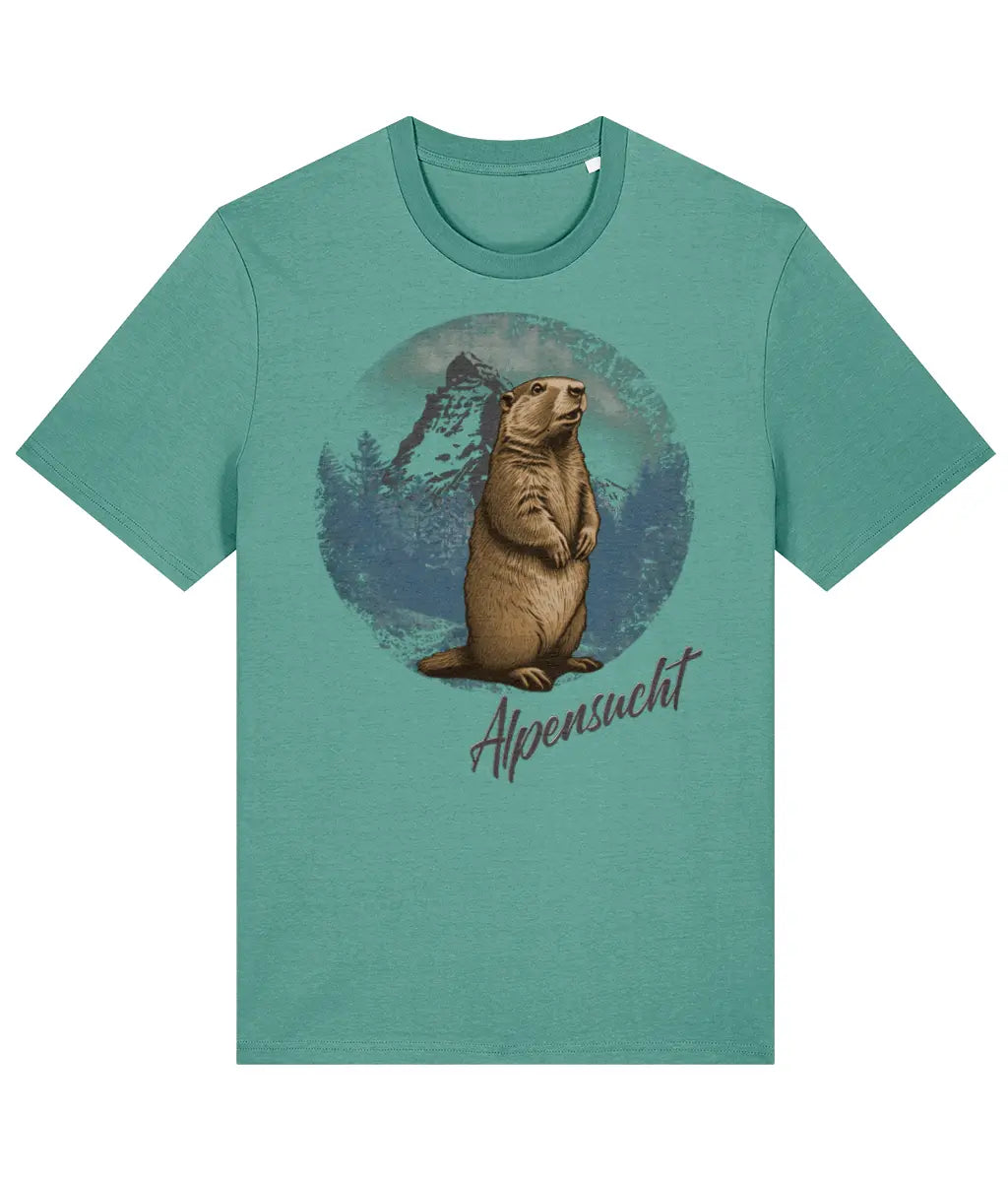 AlpenSucht® Organic Unisex T-Shirt "Murmeltier 2.0"