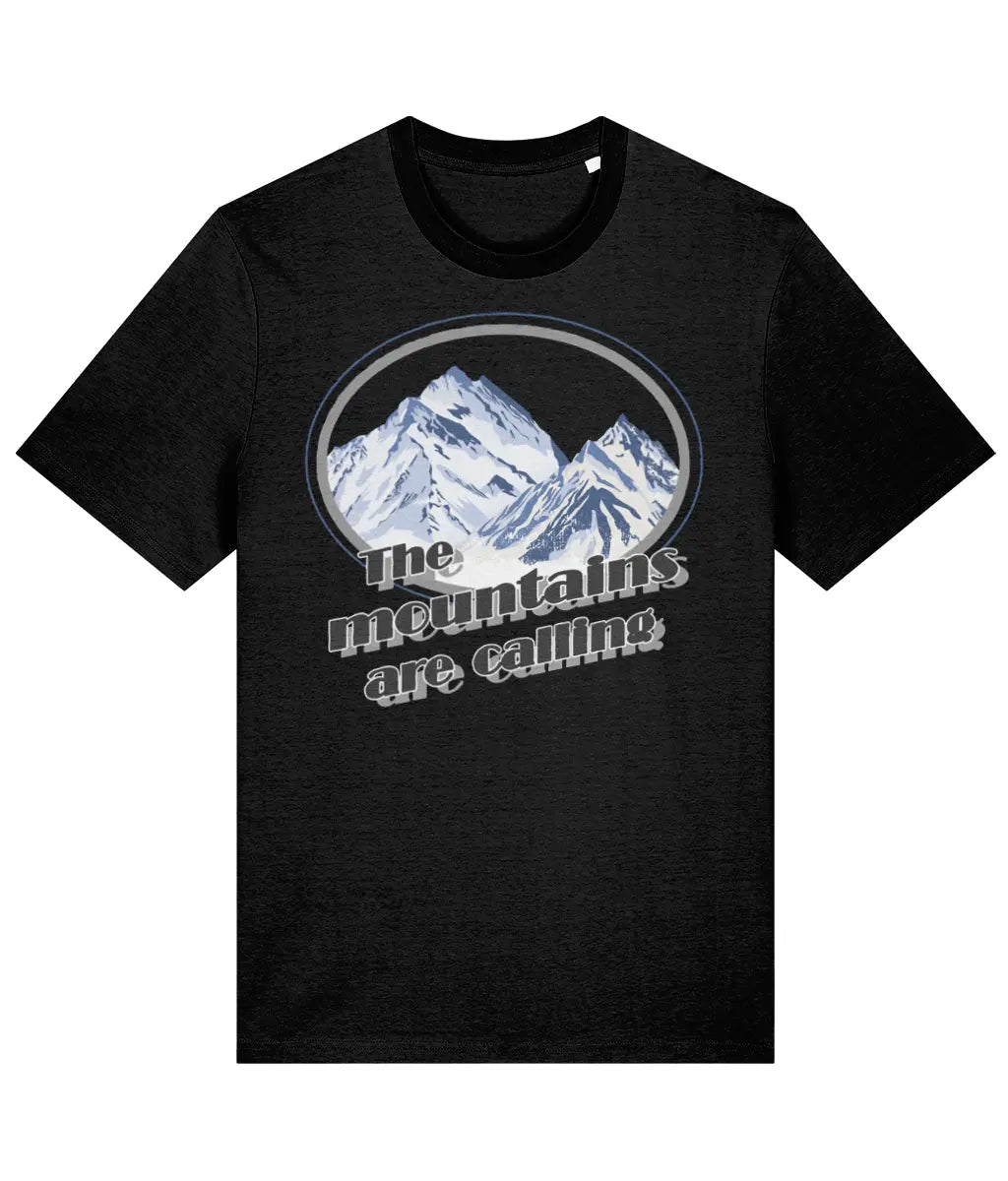 AlpenSucht® Organic Unisex T-Shirt "Mountains Are Calling"