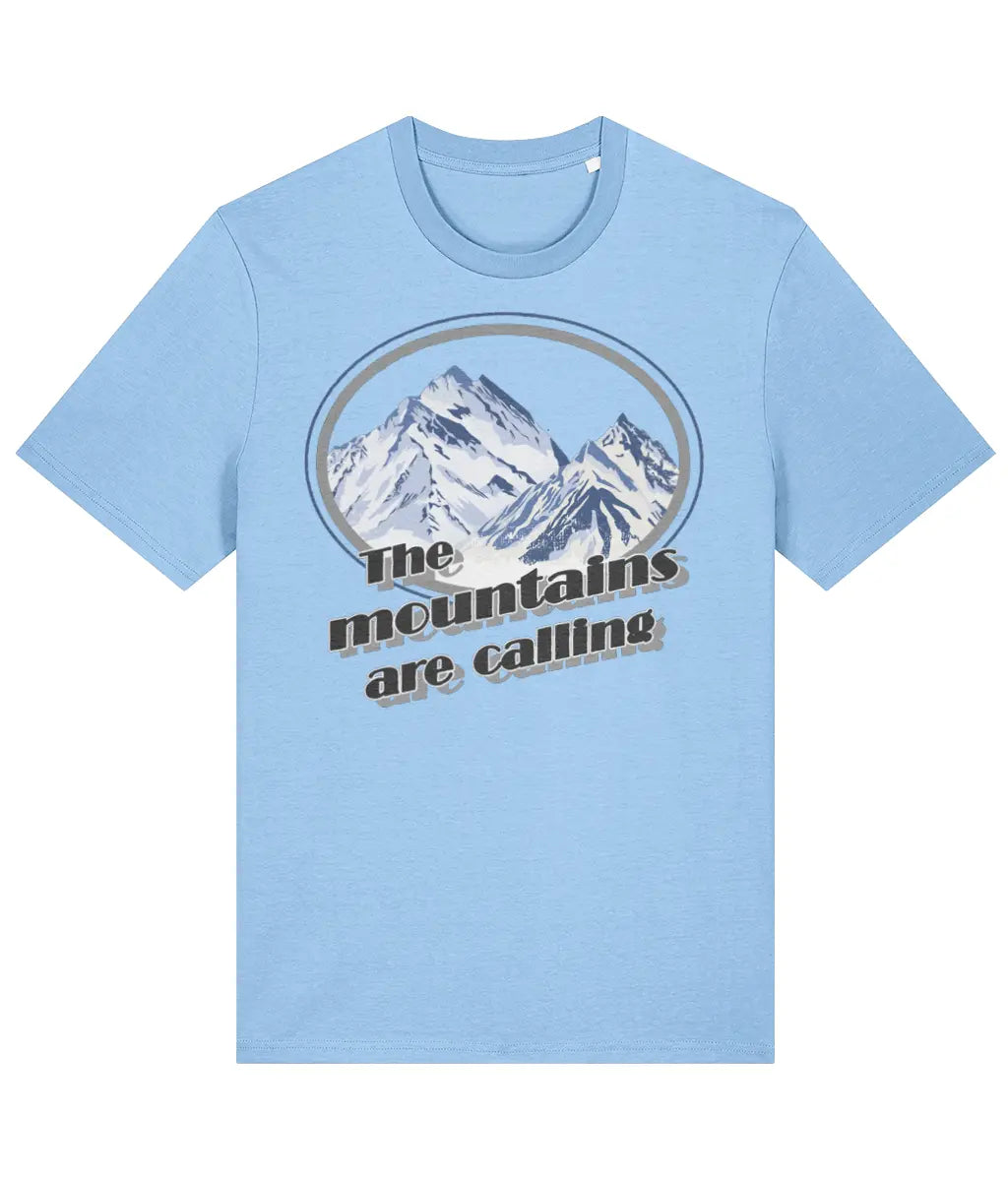 AlpenSucht® Organic Unisex T-Shirt "Mountains Are Calling"