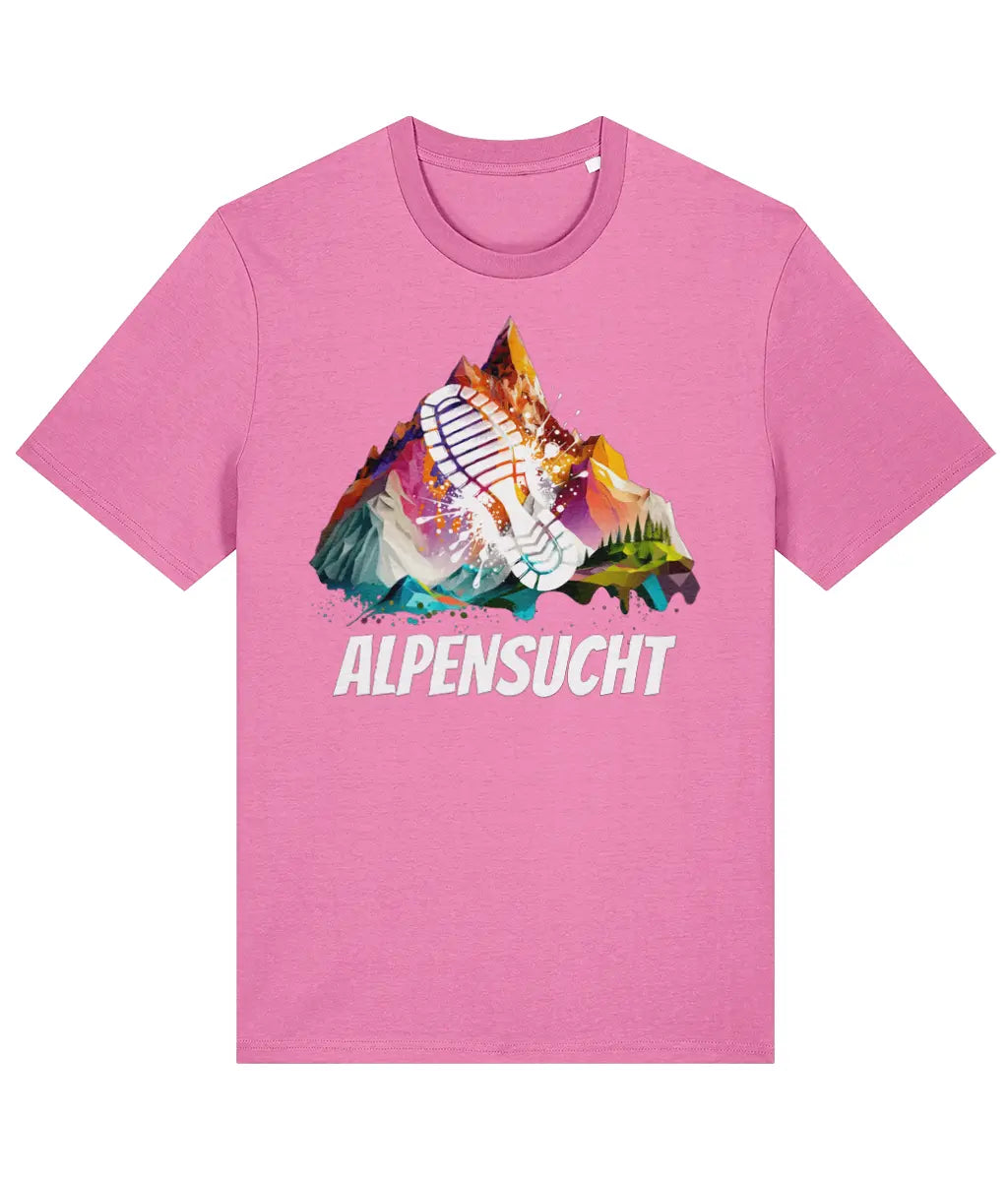 AlpenSucht® Organic Unisex T-Shirt "Wandern"