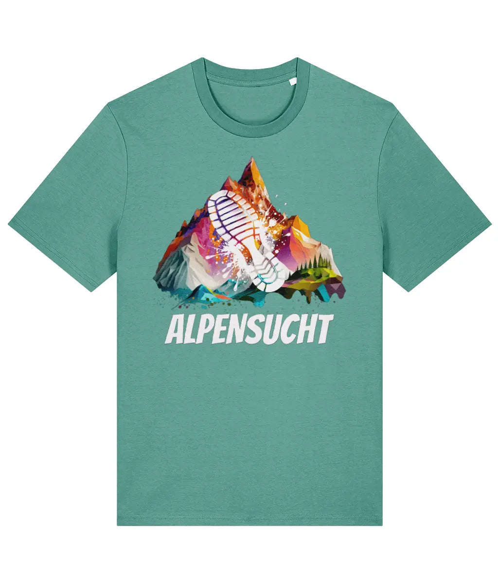 AlpenSucht® Organic Unisex T-Shirt "Wandern"