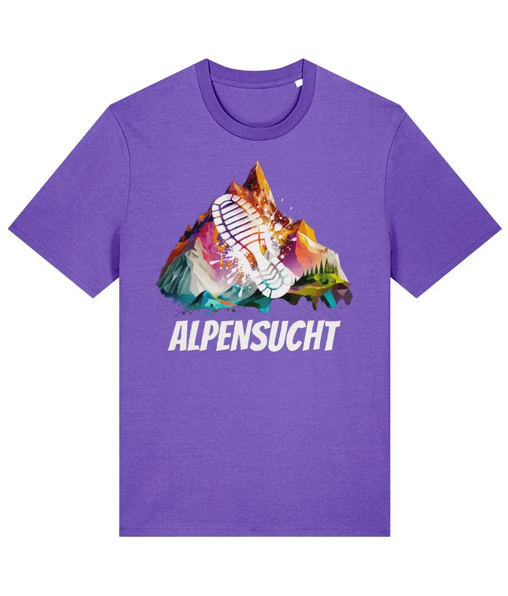 AlpenSucht® Organic Unisex T-Shirt "Wandern"
