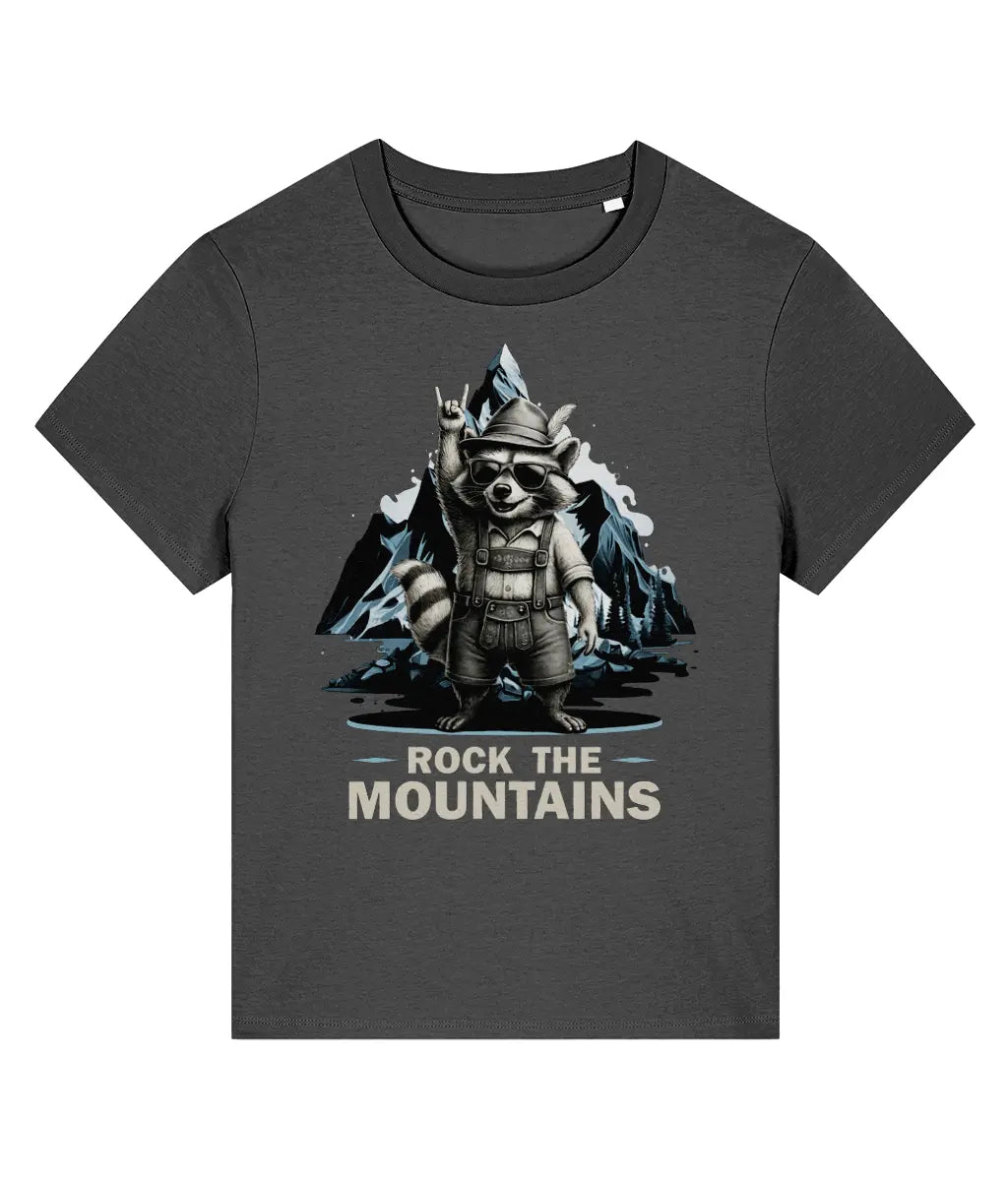 AlpenSucht® Organic Damen T-Shirt "Waschbär"