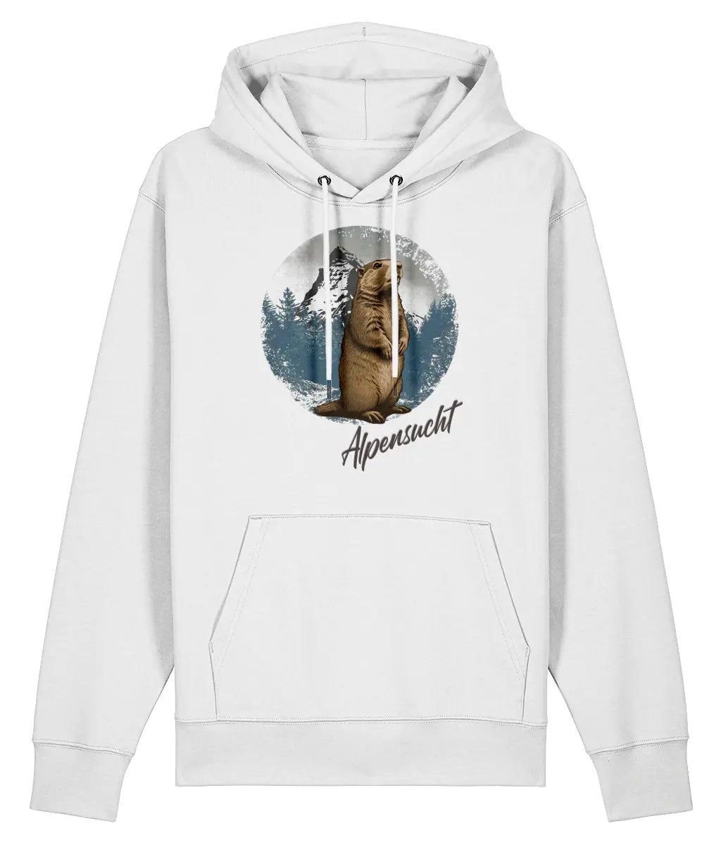 AlpenSucht® Unisex Hoodie "Murmeltier 2.0"