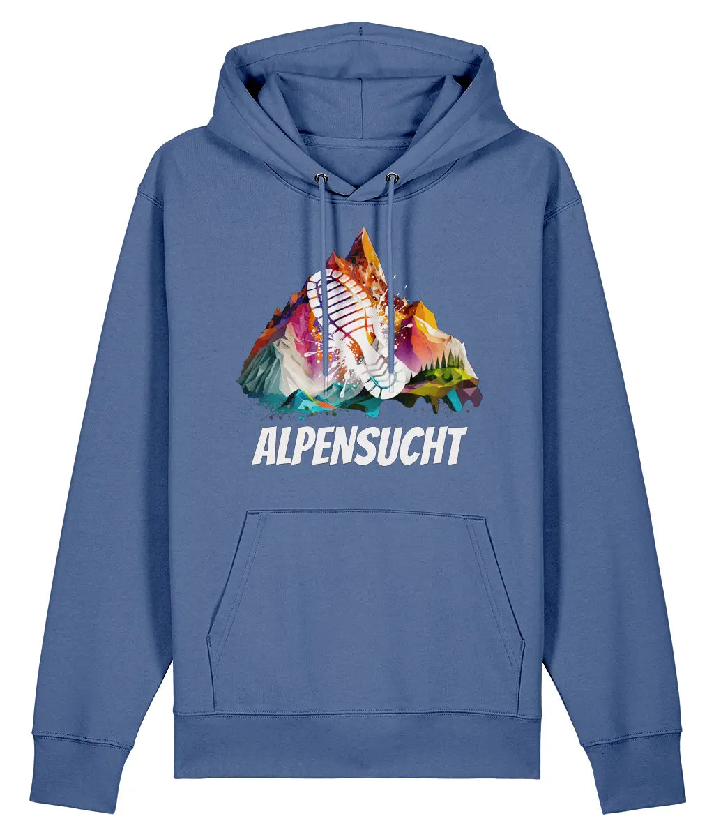 AlpenSucht® Unisex Hoodie "Wandern"