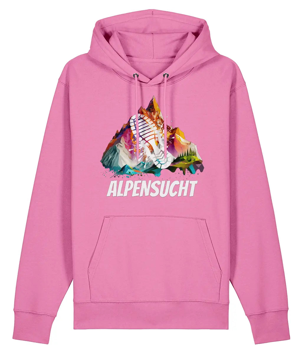 AlpenSucht® Unisex Hoodie "Wandern"