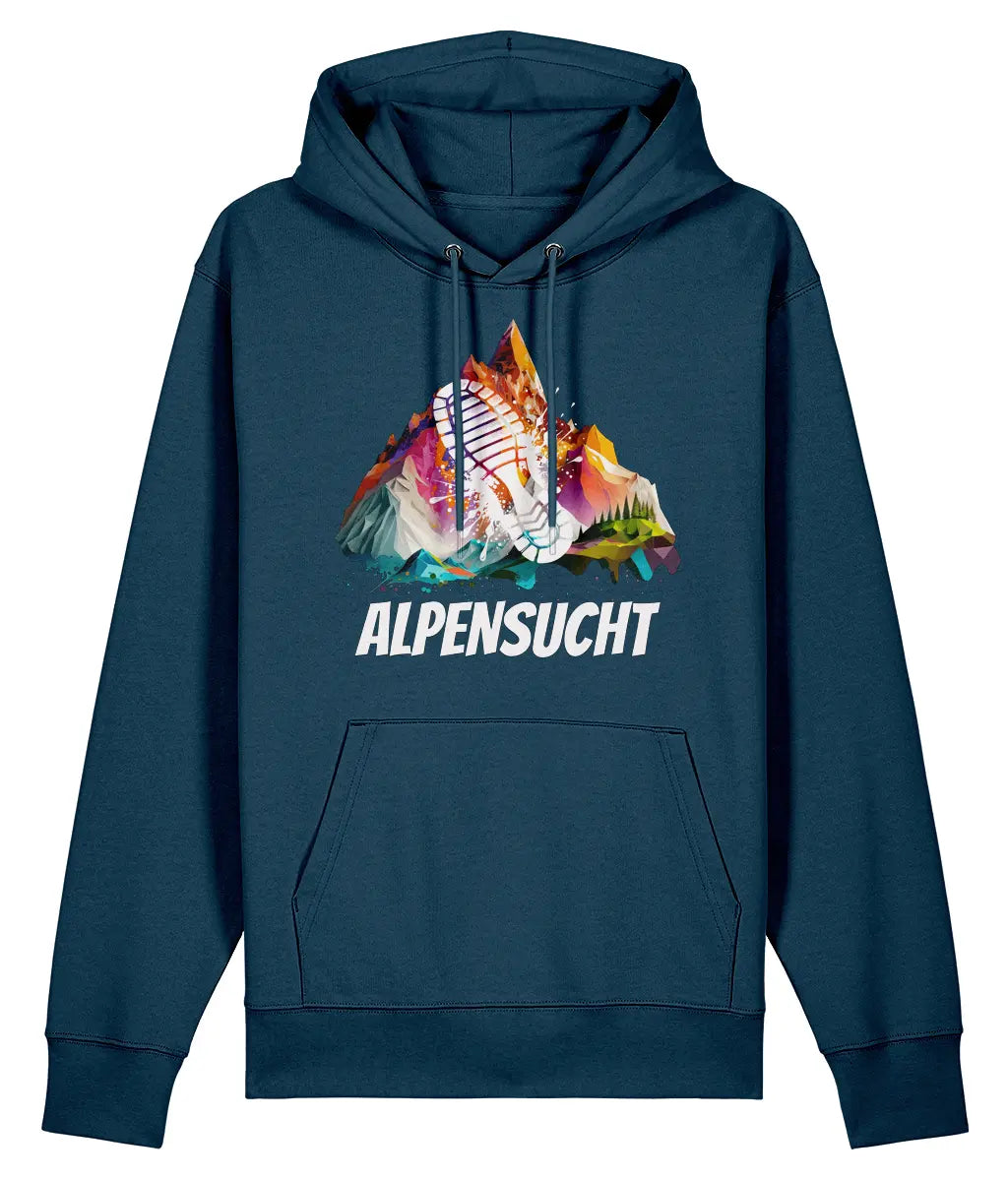 AlpenSucht® Unisex Hoodie "Wandern"