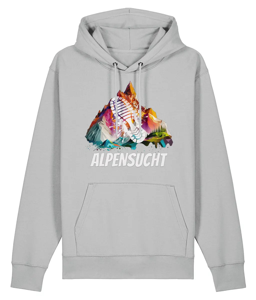 AlpenSucht® Unisex Hoodie "Wandern"