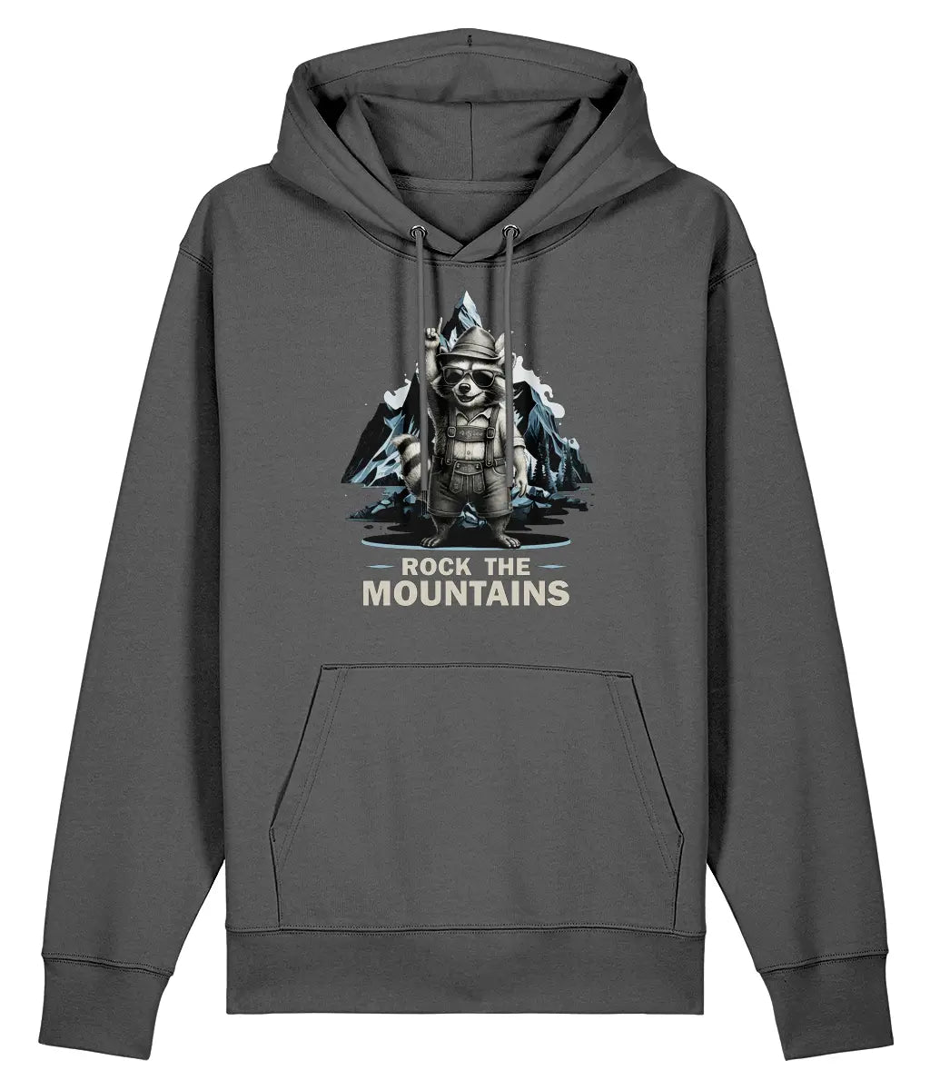 AlpenSucht® Unisex Hoodie "Waschbär"