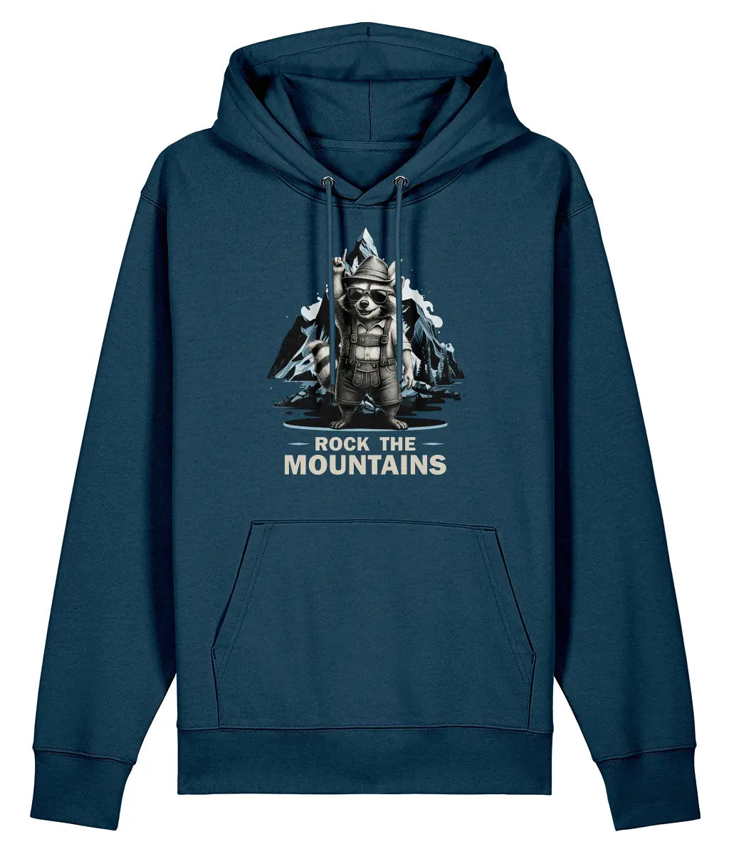 AlpenSucht® Unisex Hoodie "Waschbär"