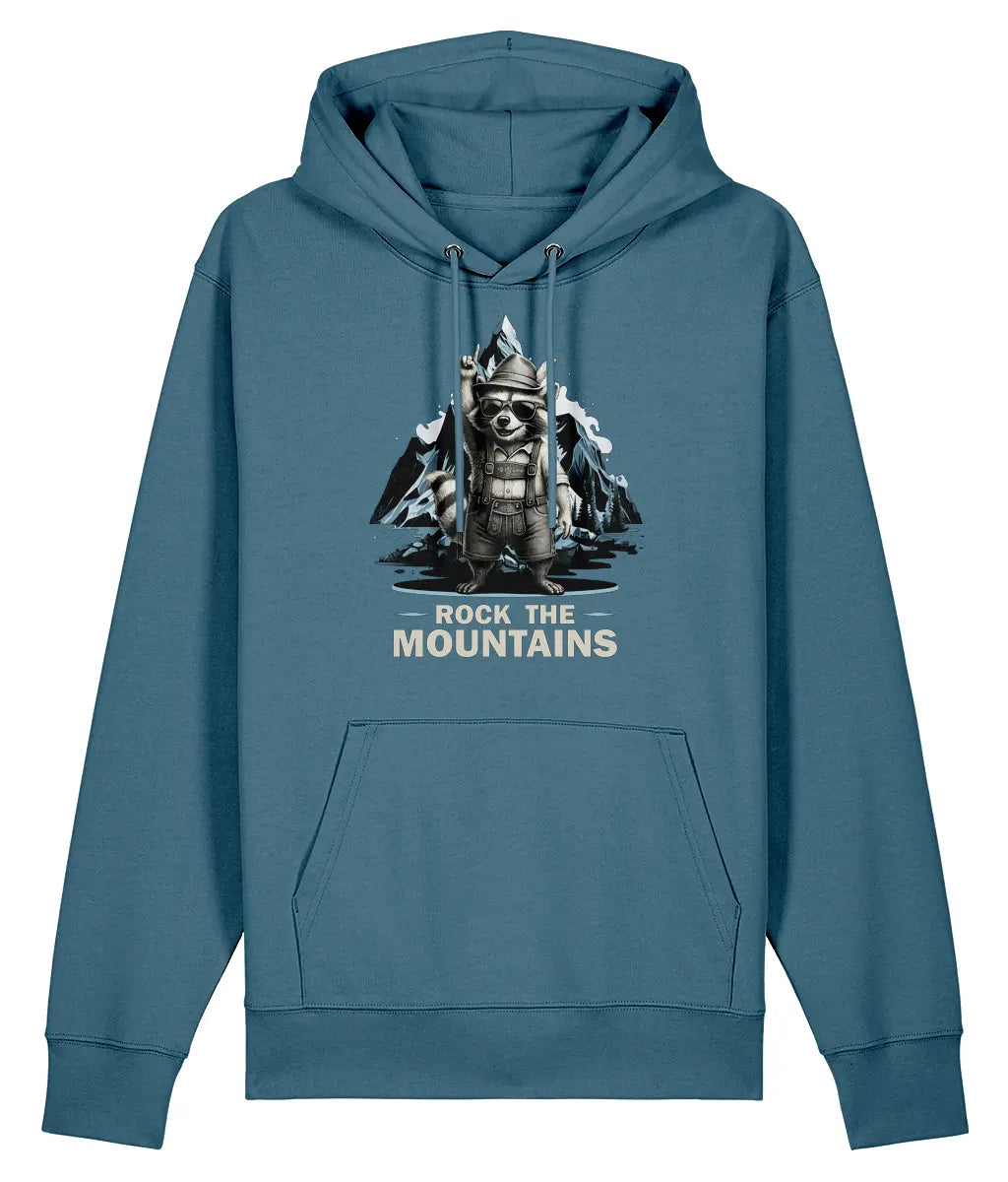 AlpenSucht® Unisex Hoodie "Waschbär"