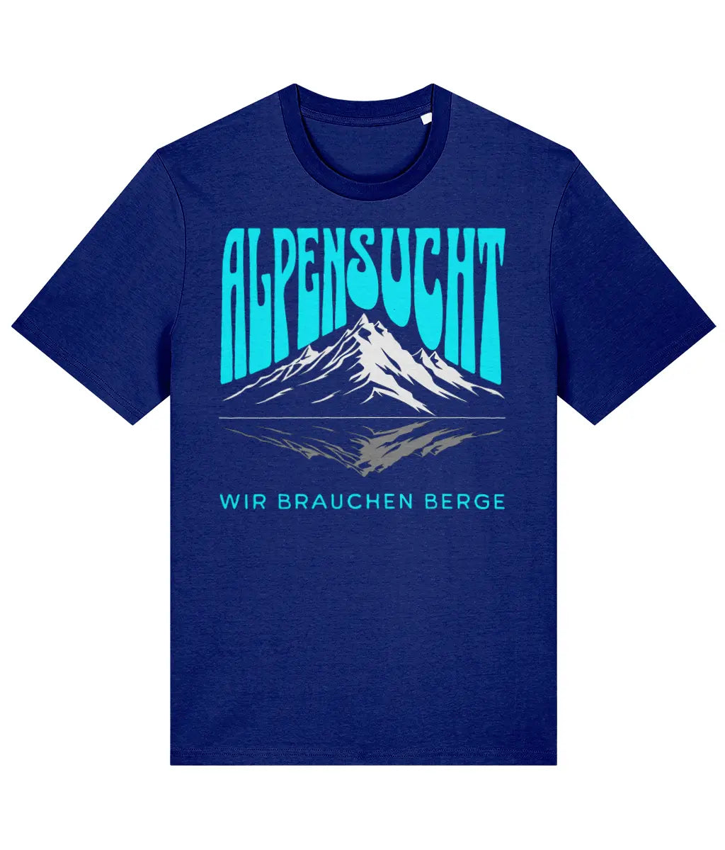 AlpenSucht® Organic Unisex T-Shirt "Berge"