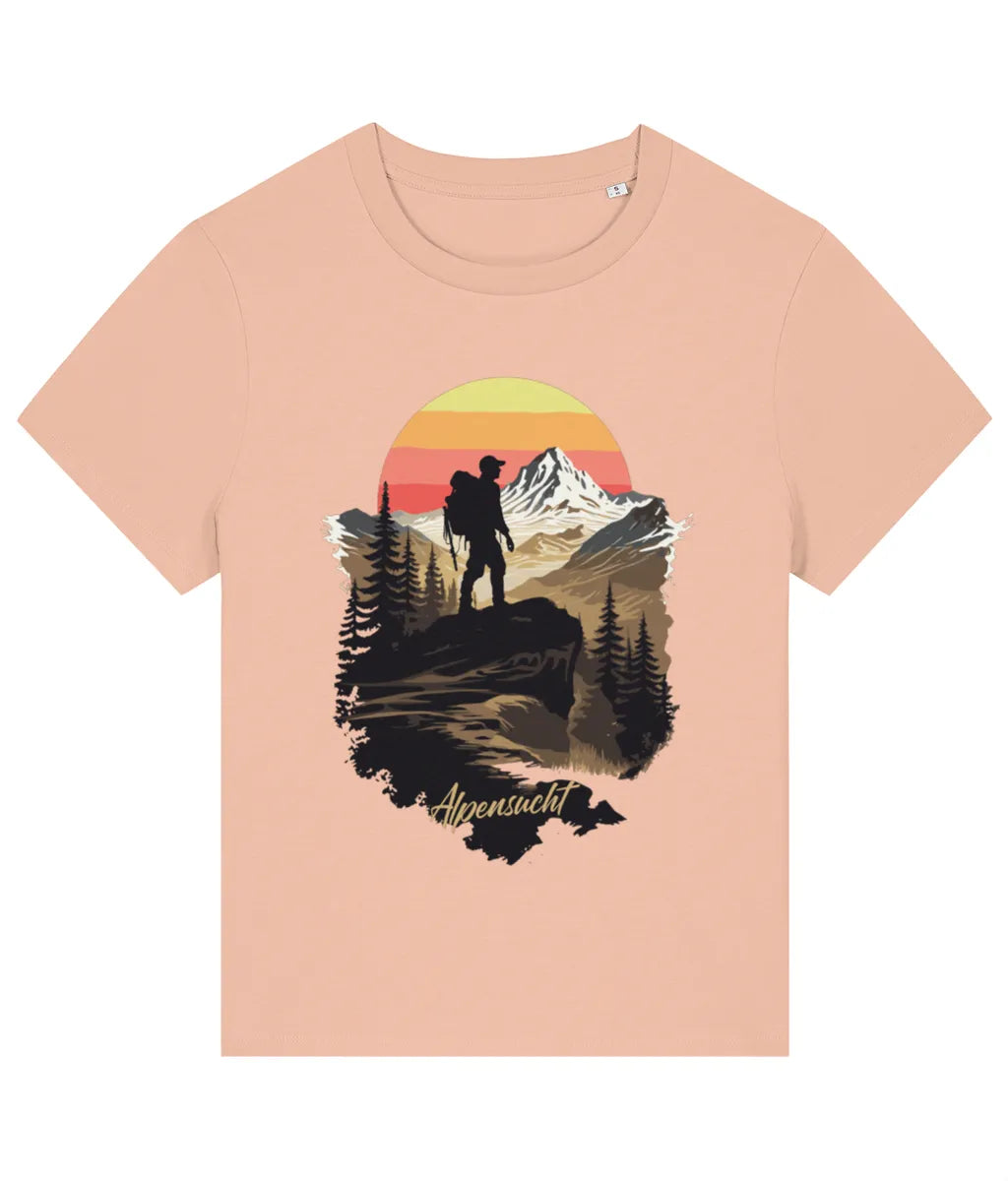 AlpenSucht® Organic Damen T-Shirt "Wanderer"