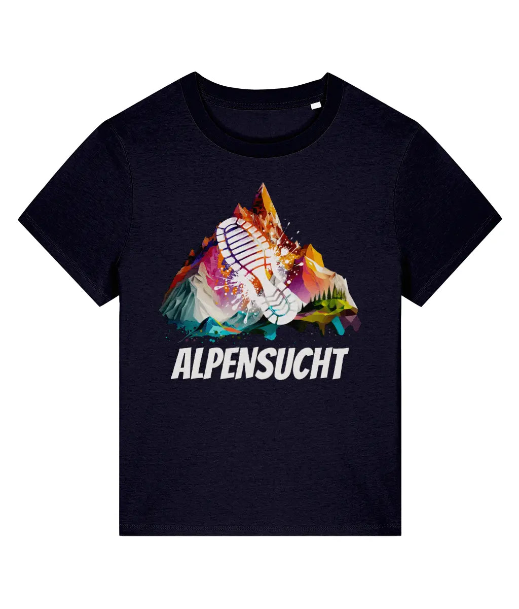 AlpenSucht® Organic Damen T-Shirt "Wandern"