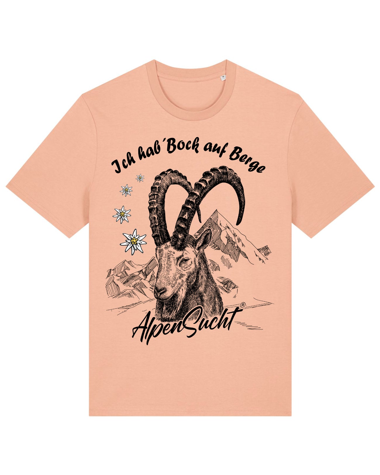 AlpenSucht® Organic Unisex T-Shirt "Steinbock"