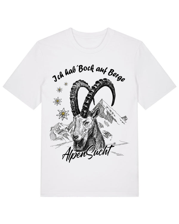 AlpenSucht® Organic Unisex T-Shirt "Steinbock"