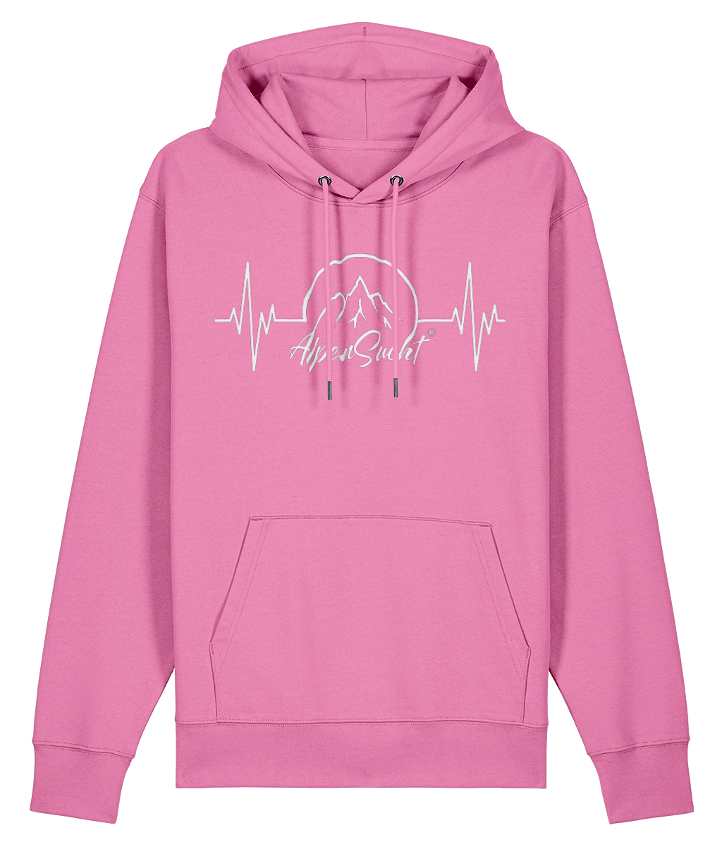 AlpenSucht® Unisex Hoodie "Herzschlag"