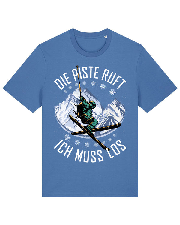 AlpenSucht® Organic Unisex T-Shirt "Die Piste Ruft"