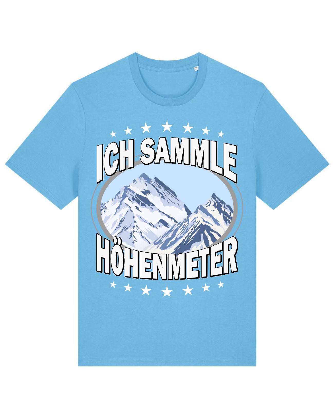 AlpenSucht® Organic Unisex T-Shirt "Höhenmeter"