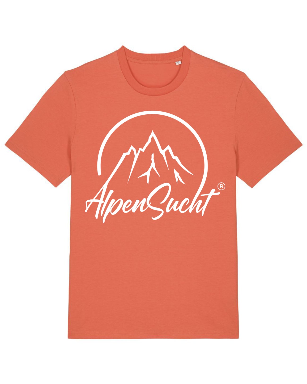 AlpenSucht® Organic Unisex T-Shirt mit weißem Logo