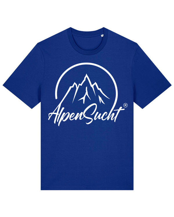 AlpenSucht® Organic Unisex T-Shirt mit weißem Logo