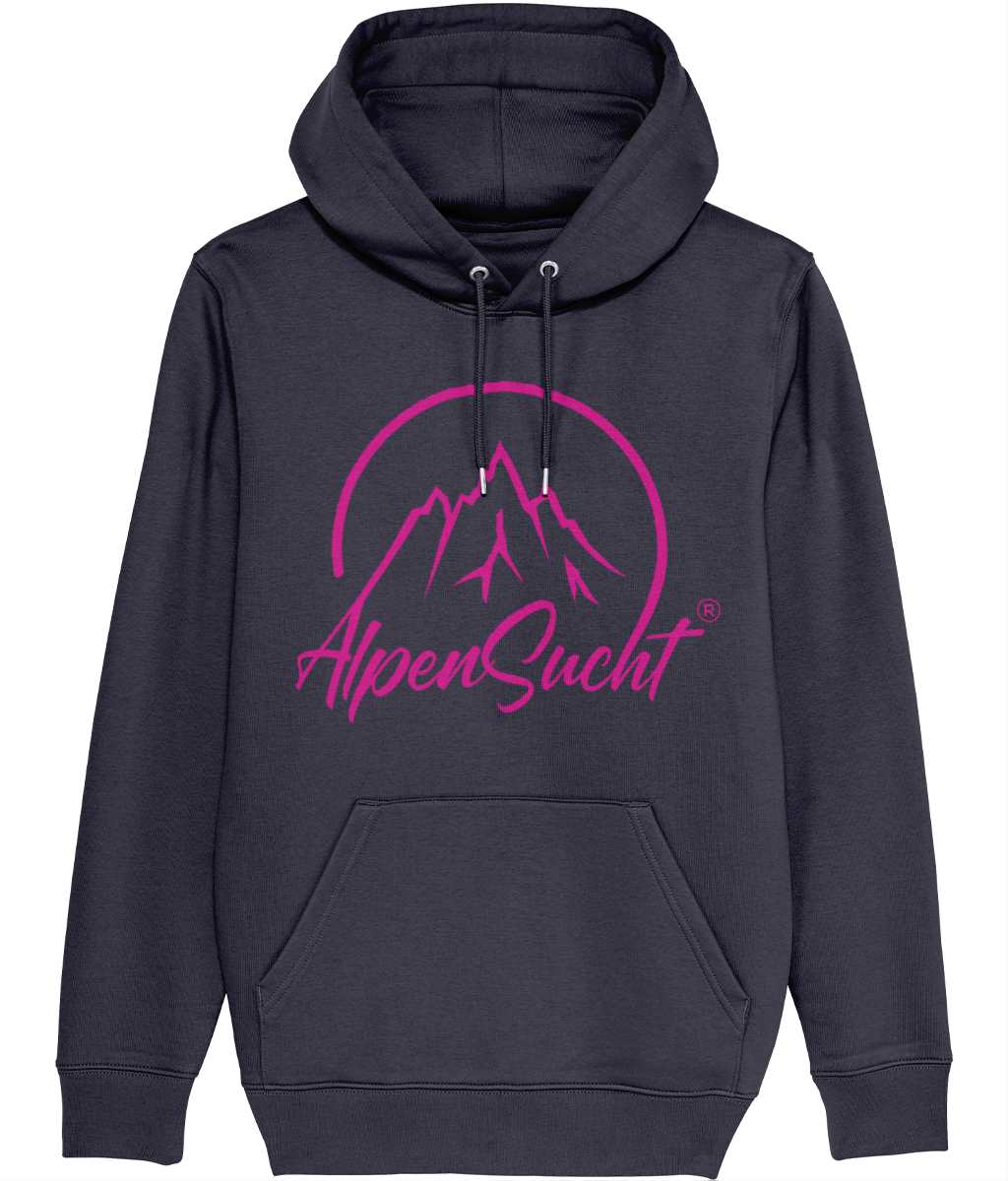 AlpenSucht® Unisex Hoodie Logo pink