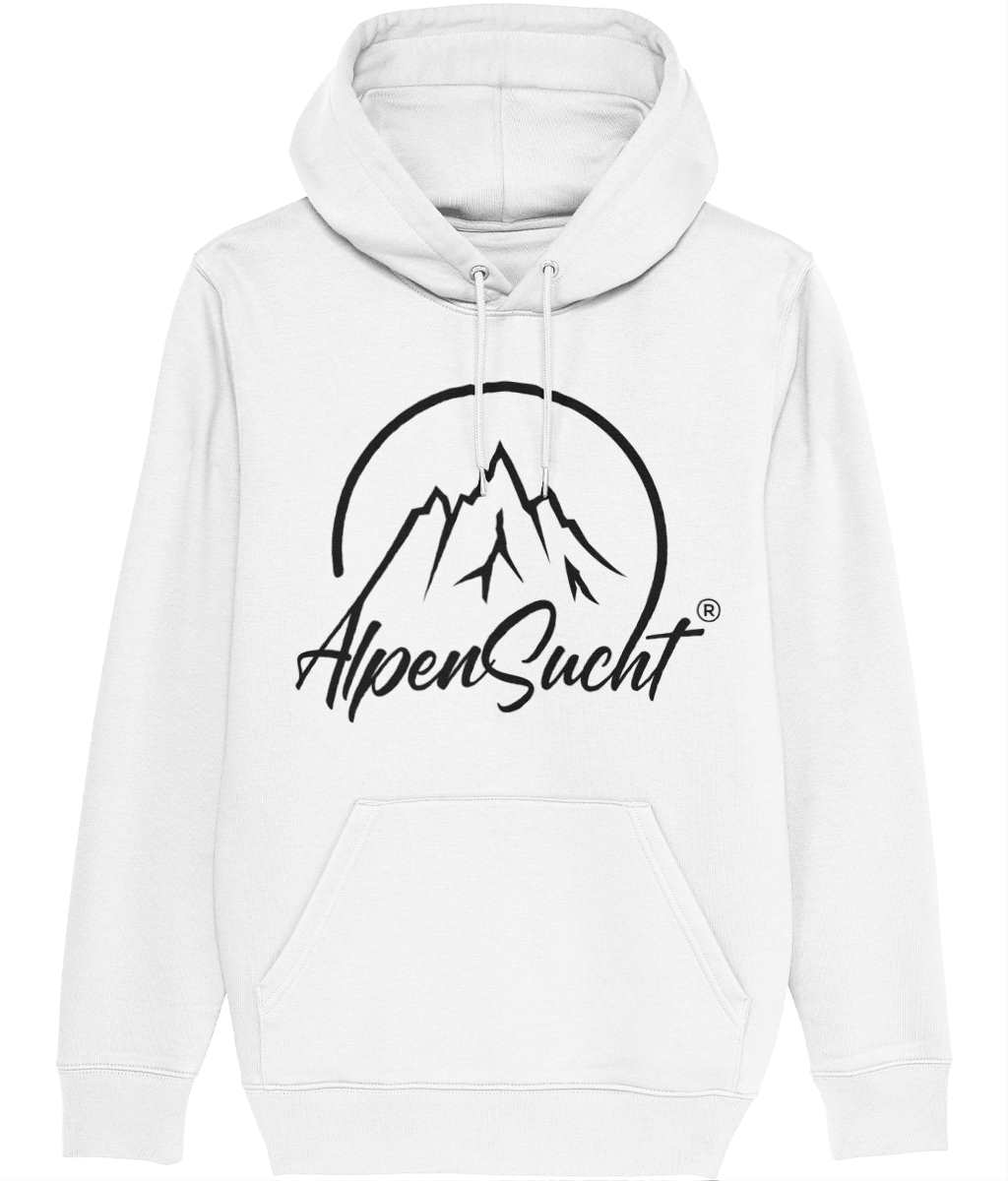 AlpenSucht® Unisex Hoodie Logo schwarz