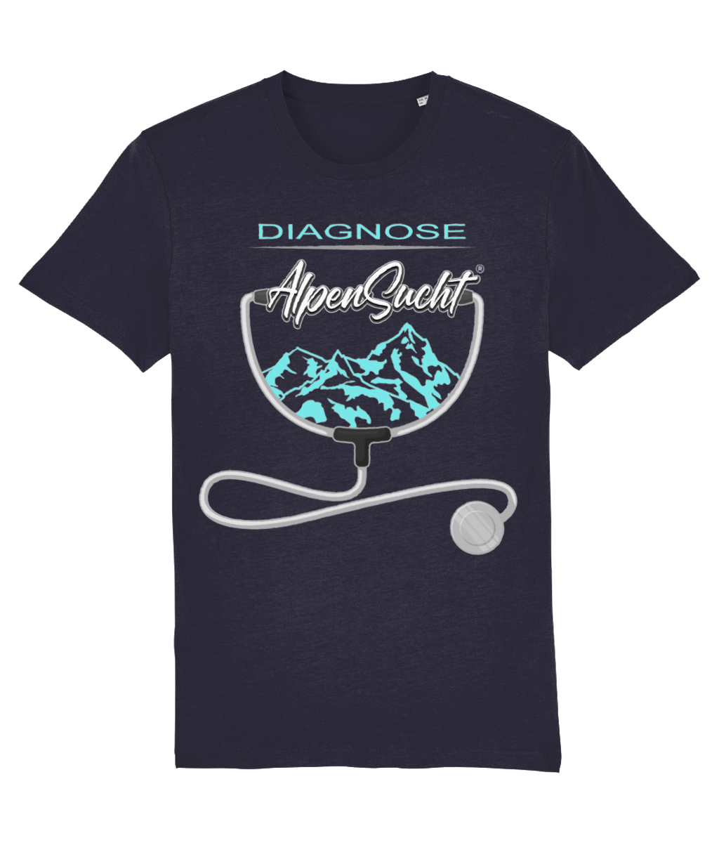 AlpenSucht® Organic Unisex T-Shirt "Diagnose"