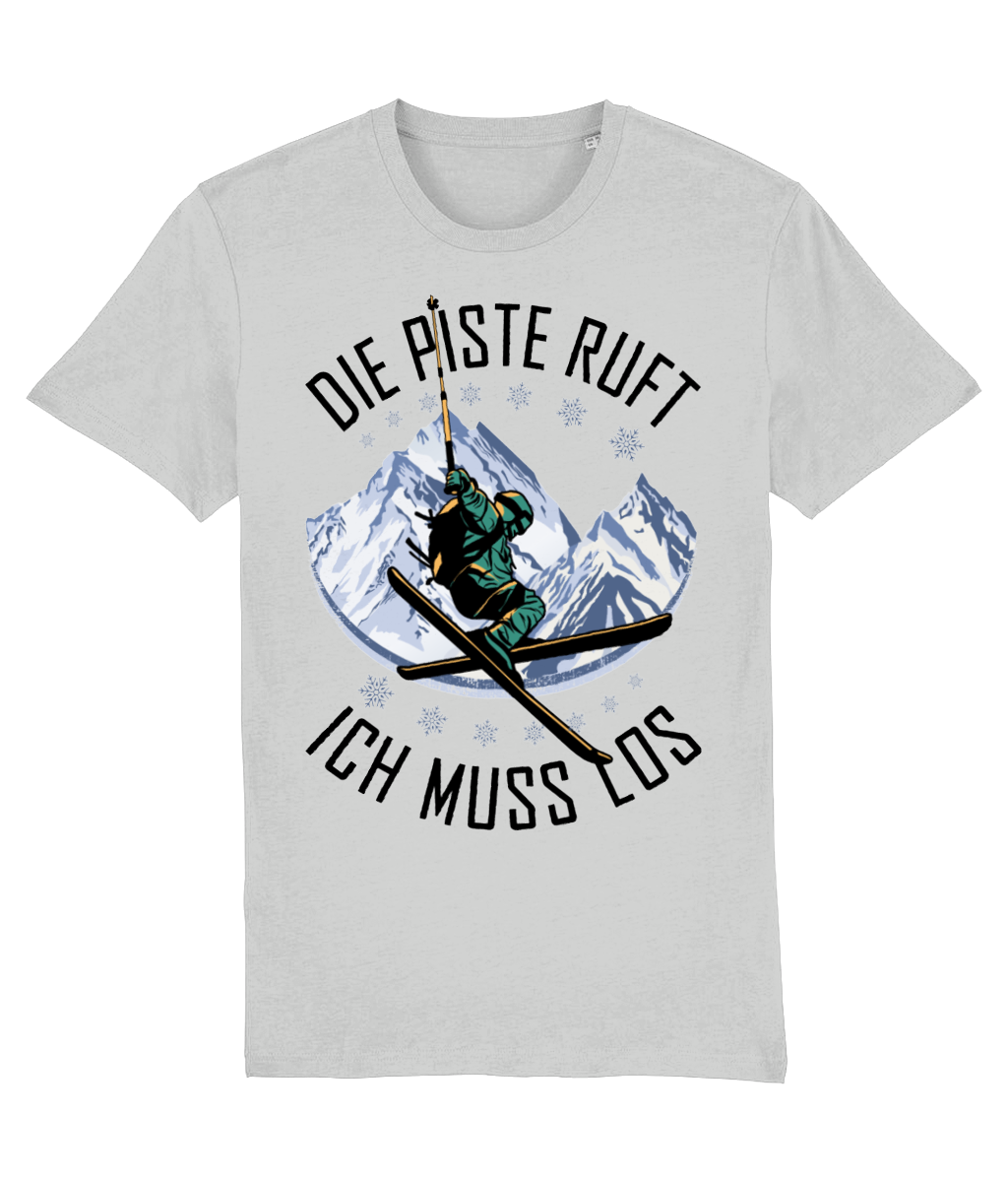 AlpenSucht® Organic Unisex T-Shirt "Die Piste ruft"