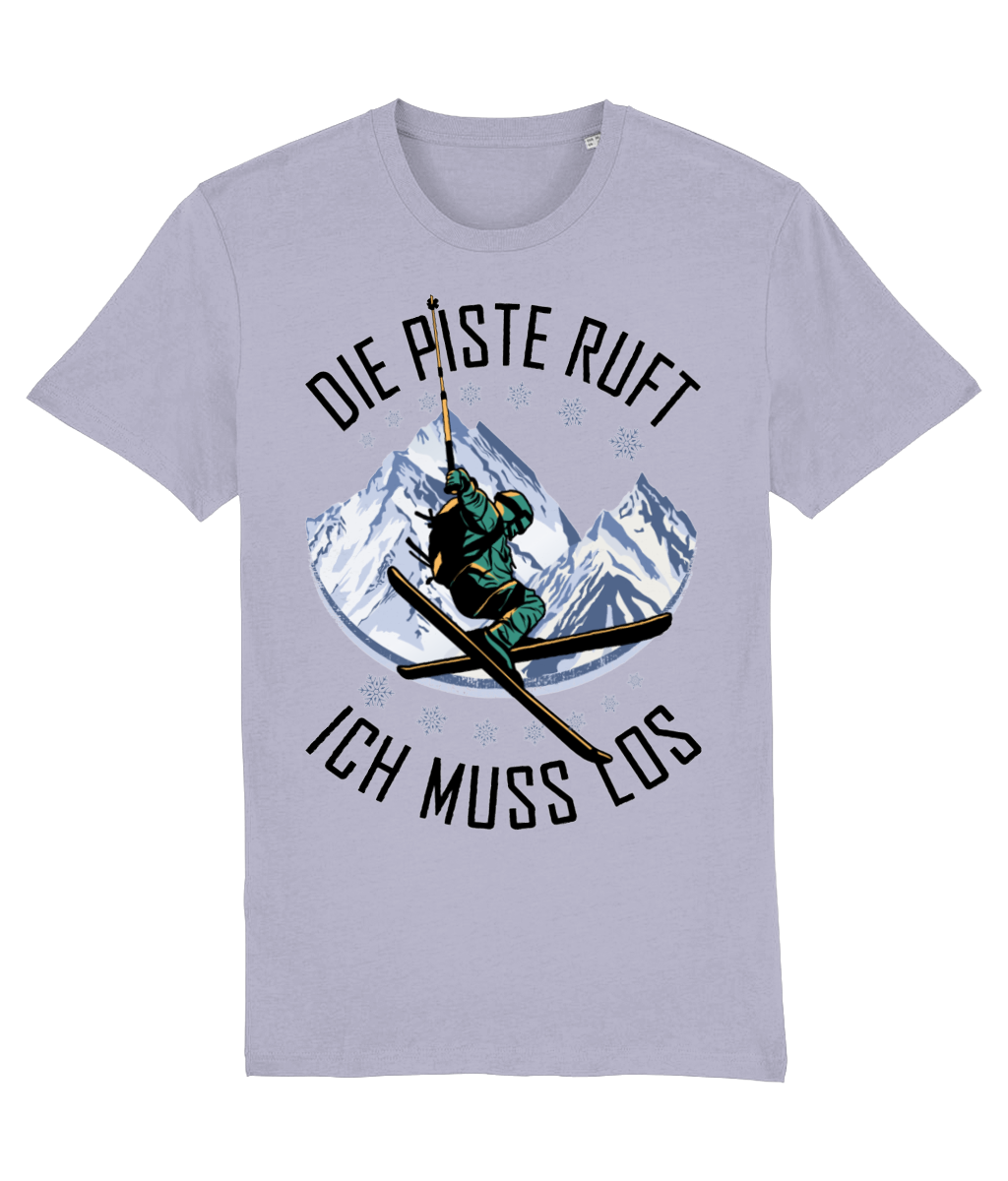 AlpenSucht® Organic Unisex T-Shirt "Die Piste ruft"