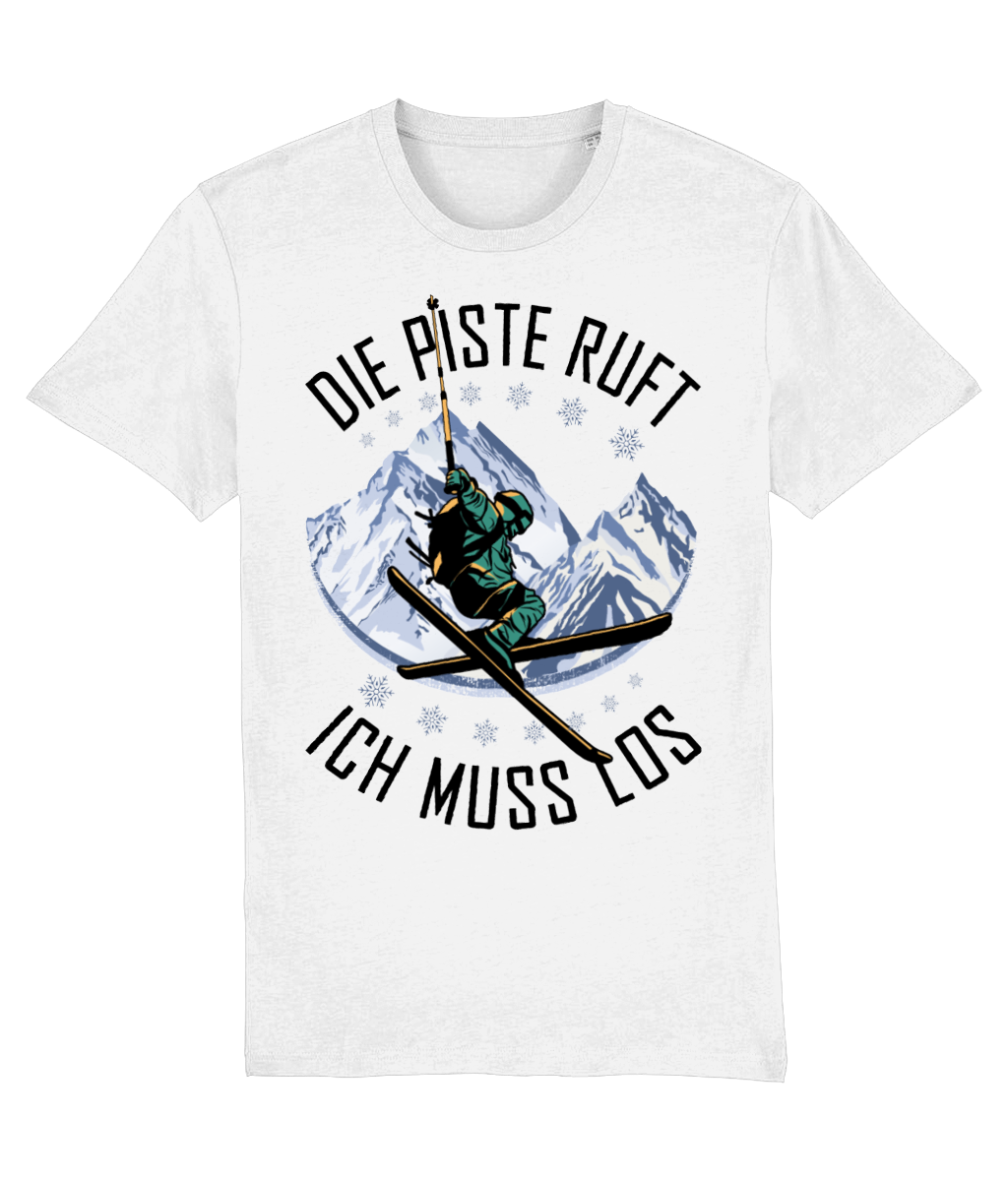 AlpenSucht® Organic Unisex T-Shirt "Die Piste ruft"