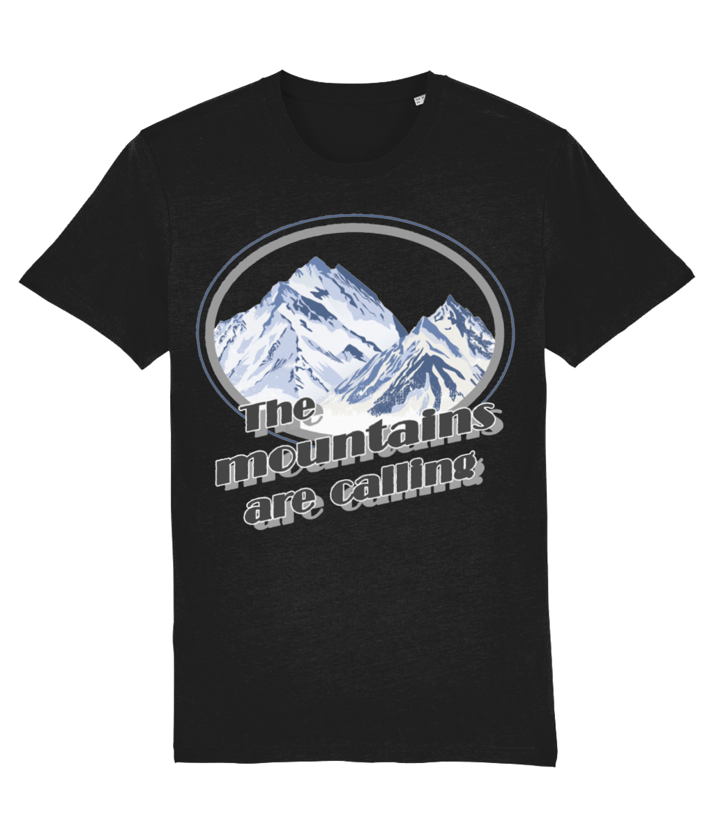 AlpenSucht® Organic Unisex T-Shirt "Mountains Are Calling"