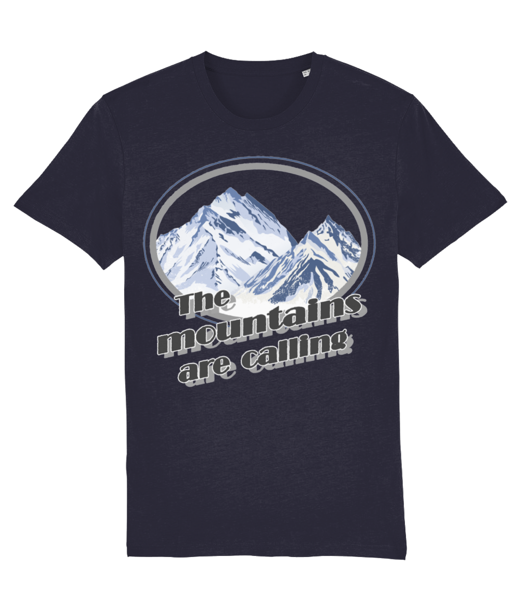 AlpenSucht® Organic Unisex T-Shirt "Mountains Are Calling"