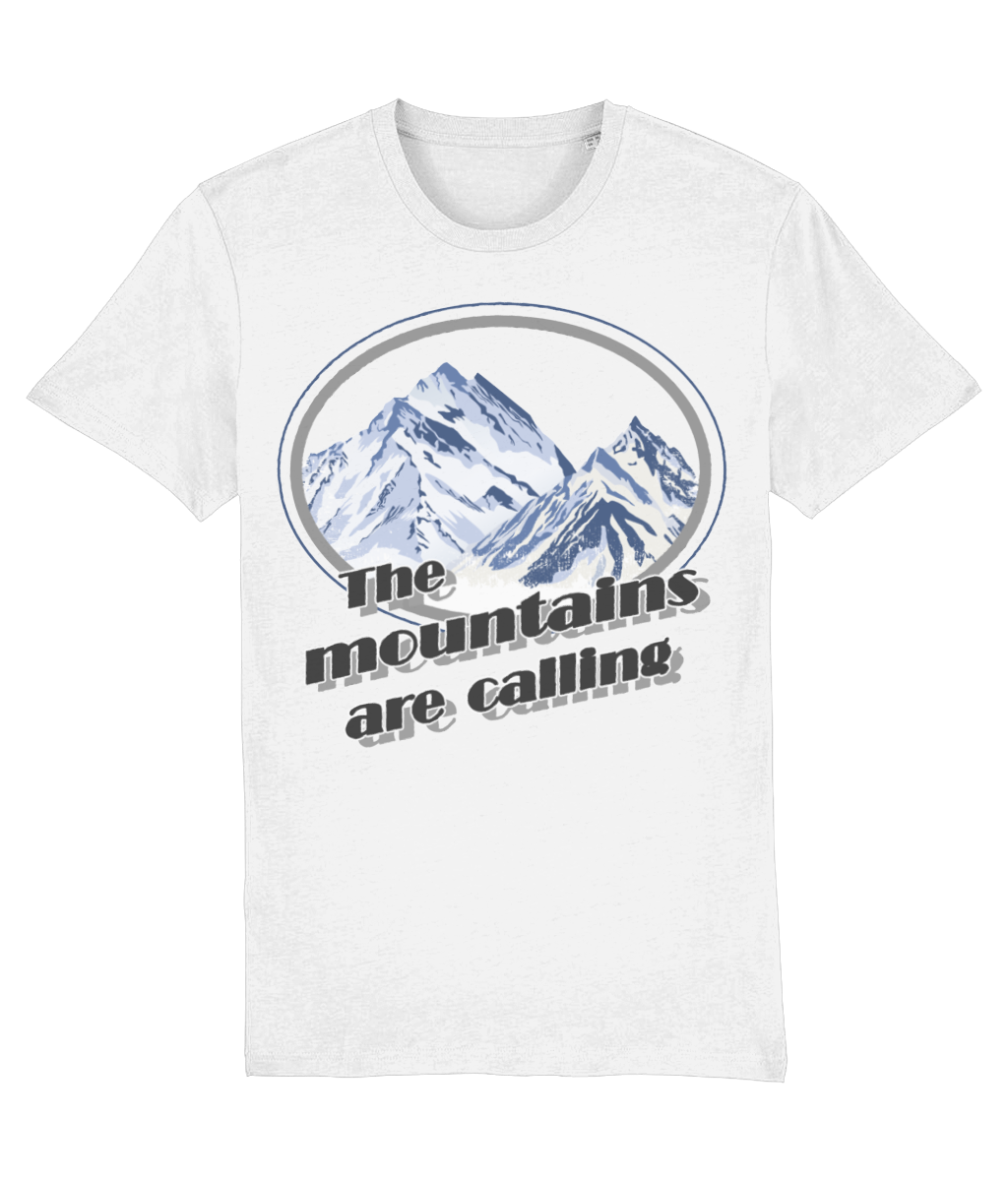 AlpenSucht® Organic Unisex T-Shirt "Mountains Are Calling"