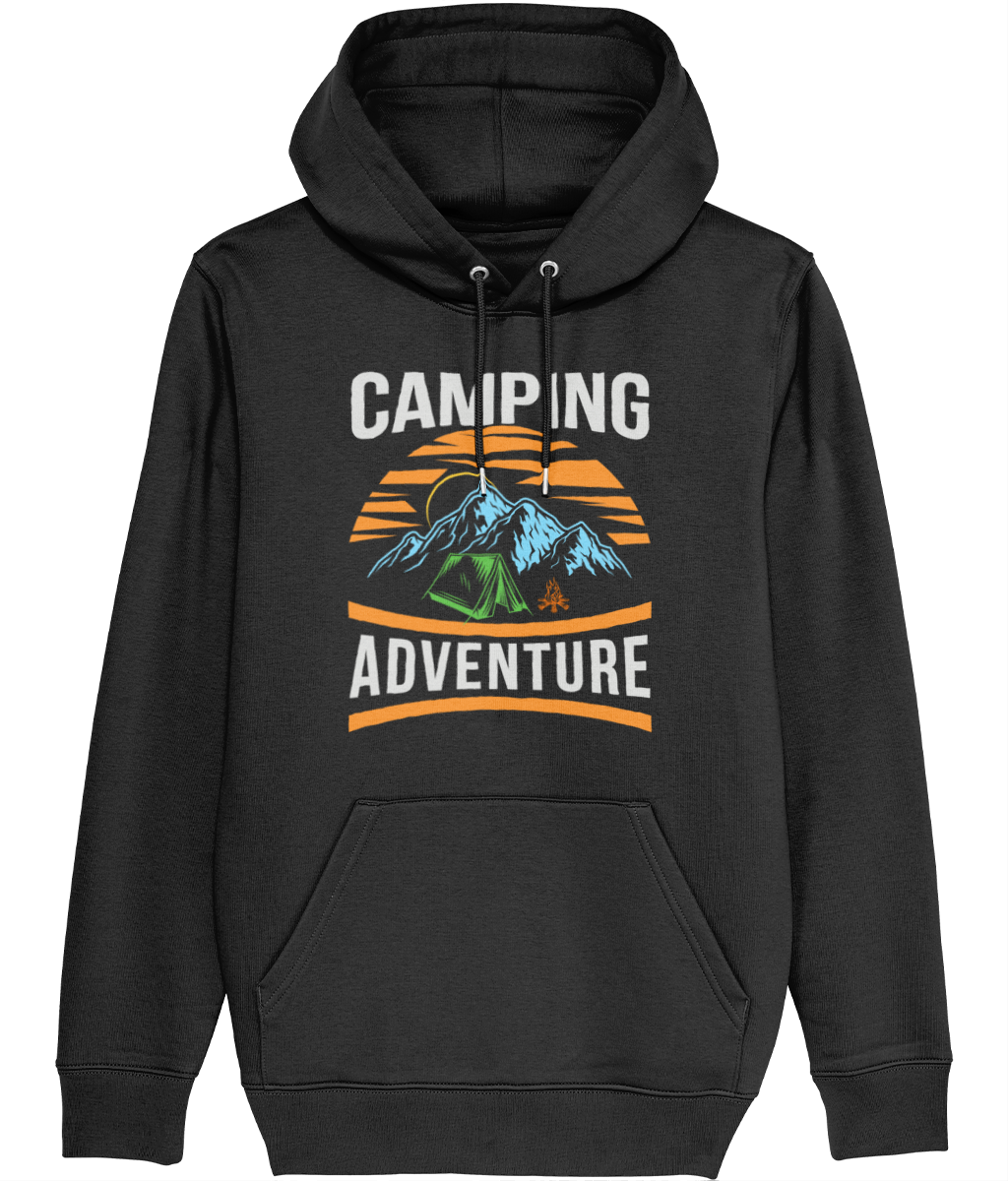 AlpenSucht® Unisex Hoodie "Mountain Camping"